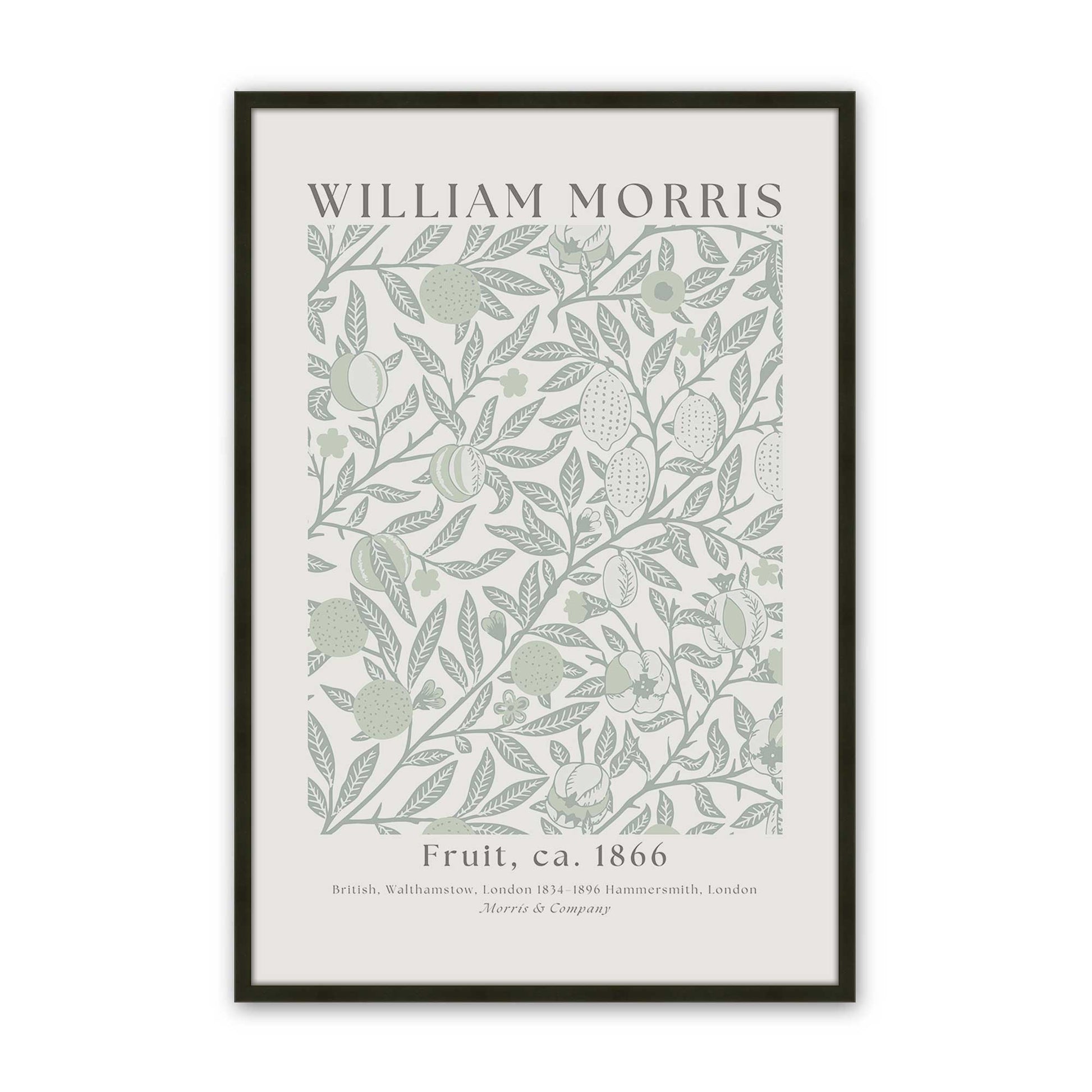 [Color:Satin Black], Picture of art in a Satin Black frame