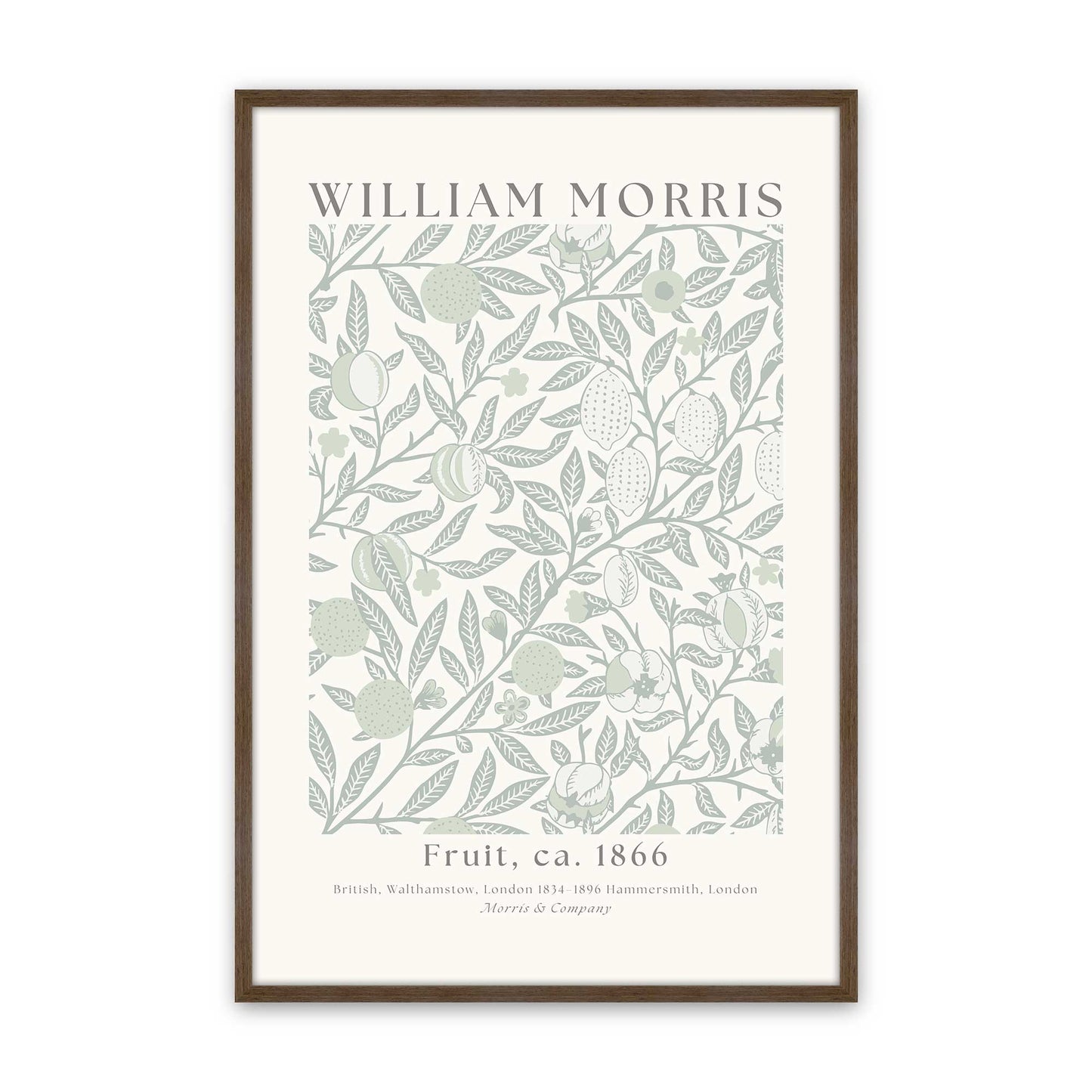 [Color:Walnut], Picture of art in a Walnut frame
