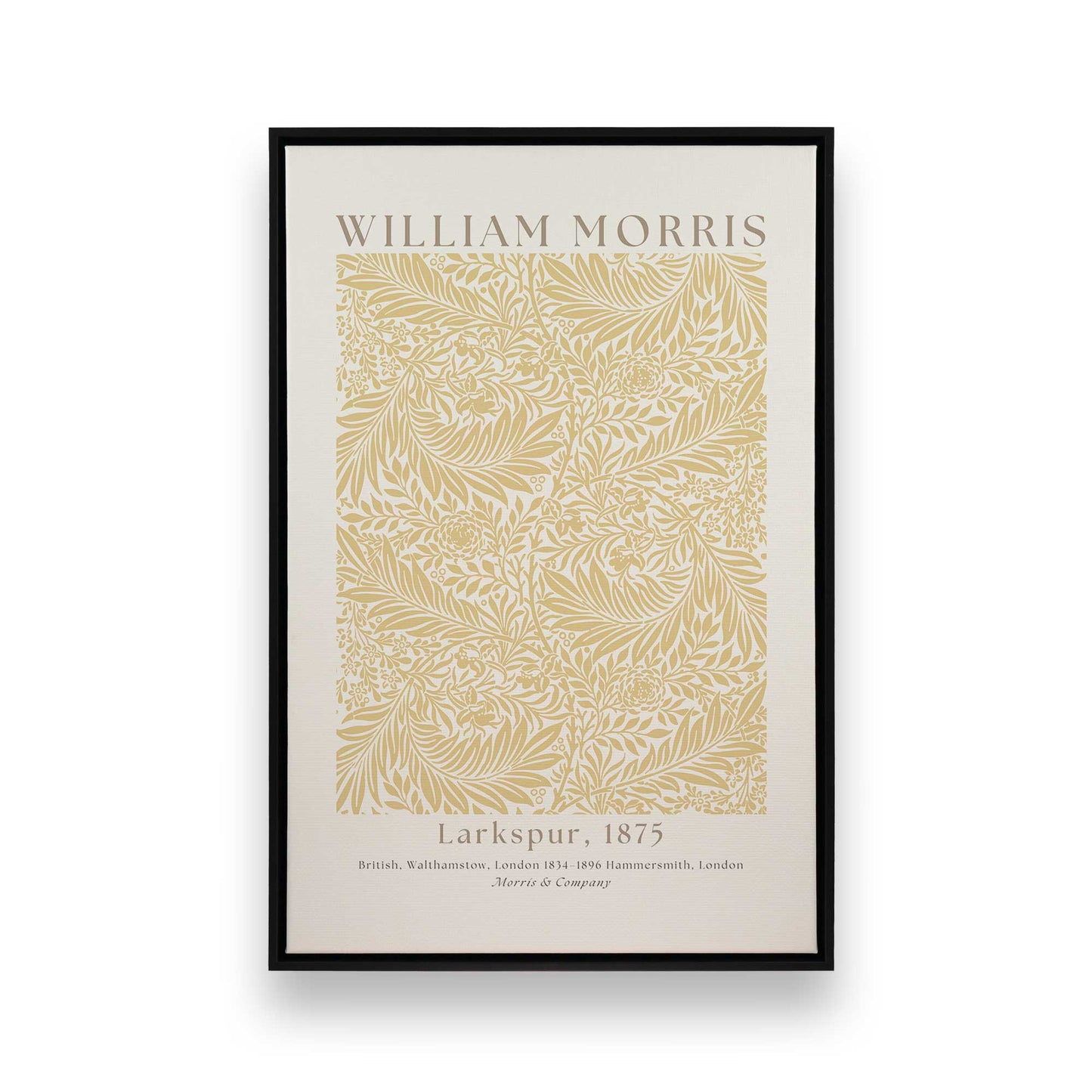 [Color:Satin Black], Picture of art in a Satin Black frame