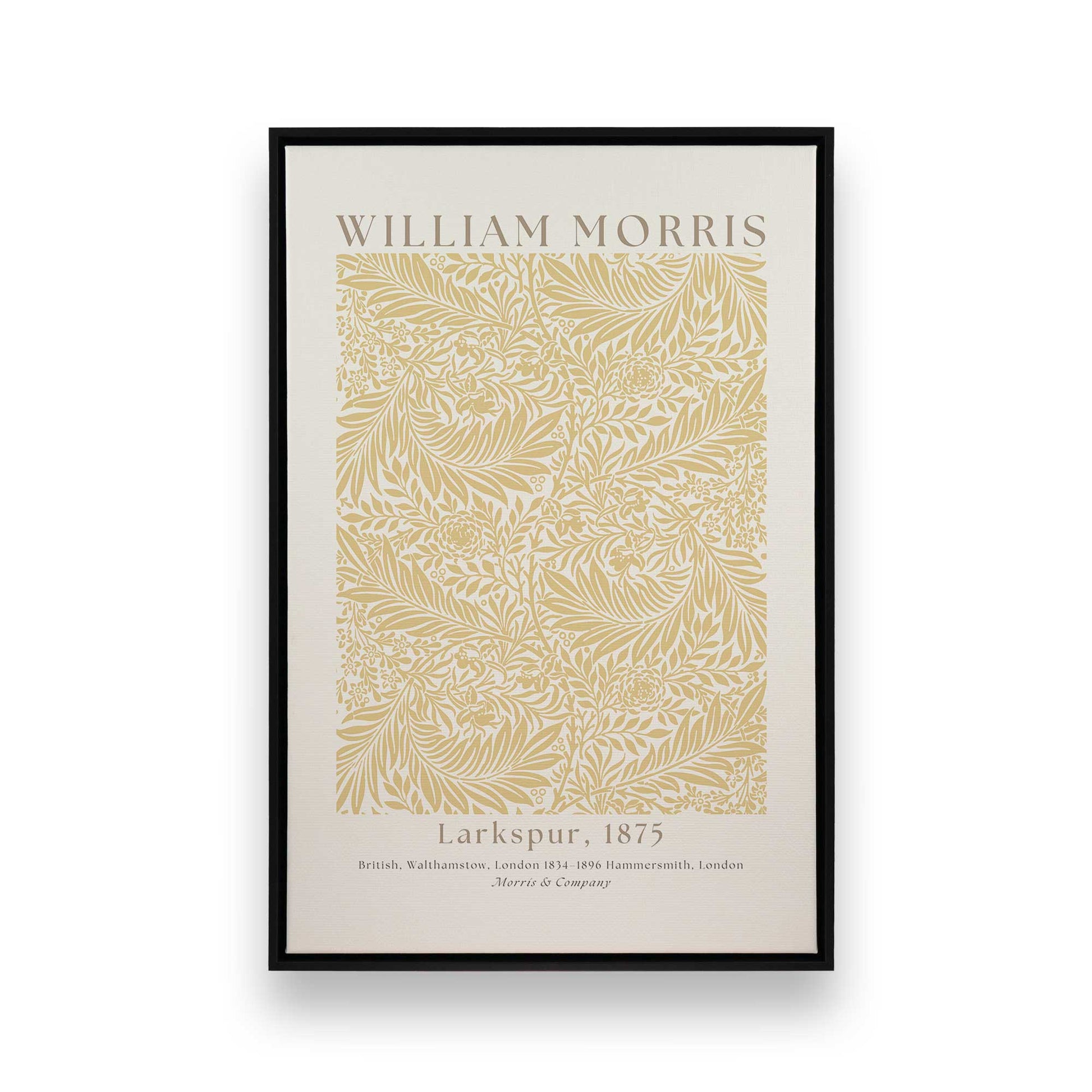 [Color:Satin Black], Picture of art in a Satin Black frame