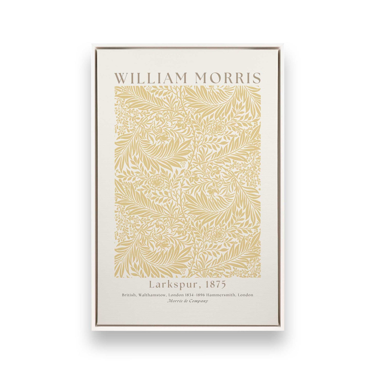 [Color:Opaque White], Picture of art in a White frame
