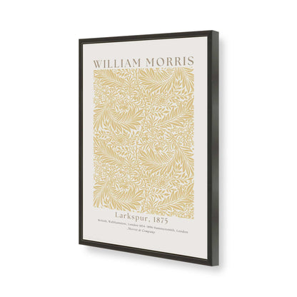 [Color:Satin Black], Picture of art in a Satin Black frame of the corner