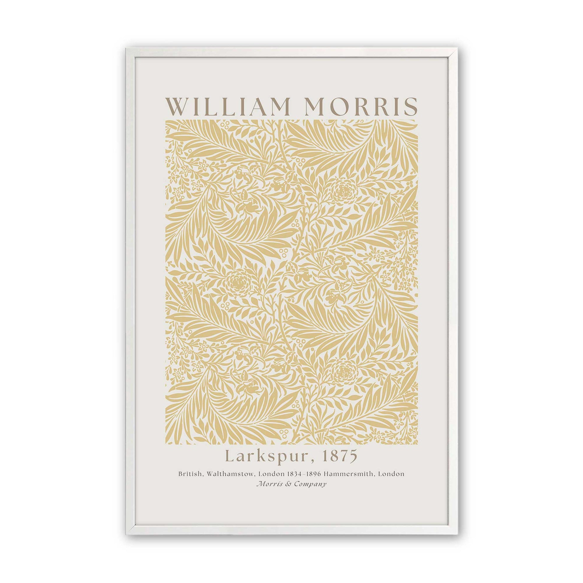 [Color:Opaque White], Picture of art in a Opaque White frame
