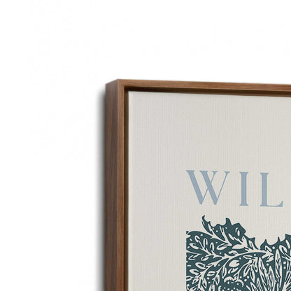 [Color:Walnut], Picture of art in a Walnut frame at an angle