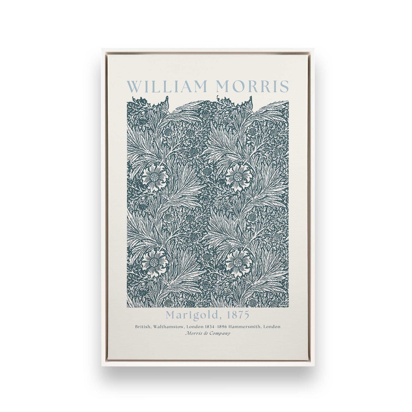 [Color:Opaque White], Picture of art in a White frame