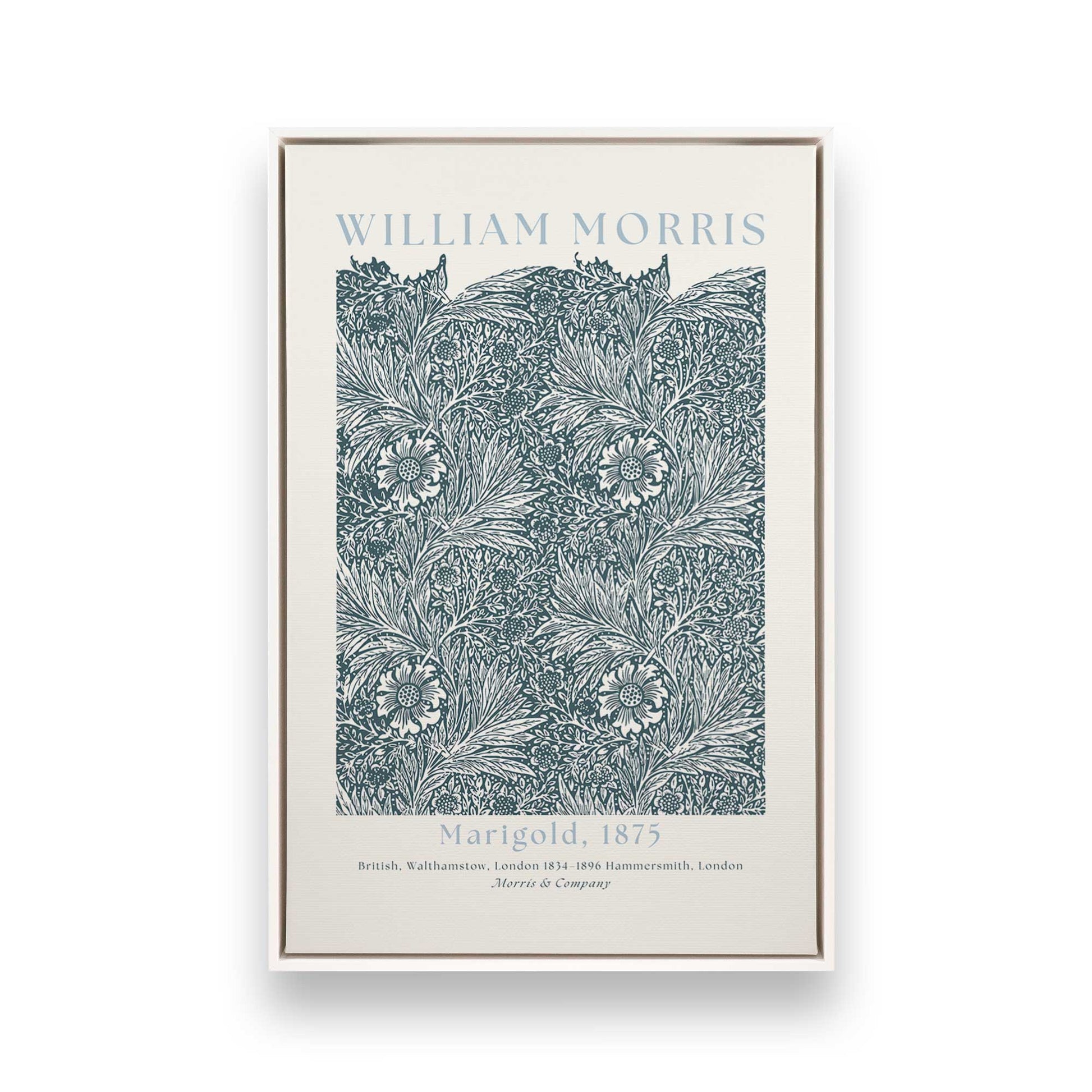 [Color:Opaque White], Picture of art in a White frame