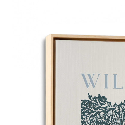 [Color:American Maple], Picture of art in a American Maple frame at an angle