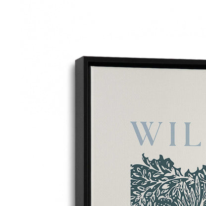 [Color:Satin Black], Picture of art in a Satin Black frame at an angle