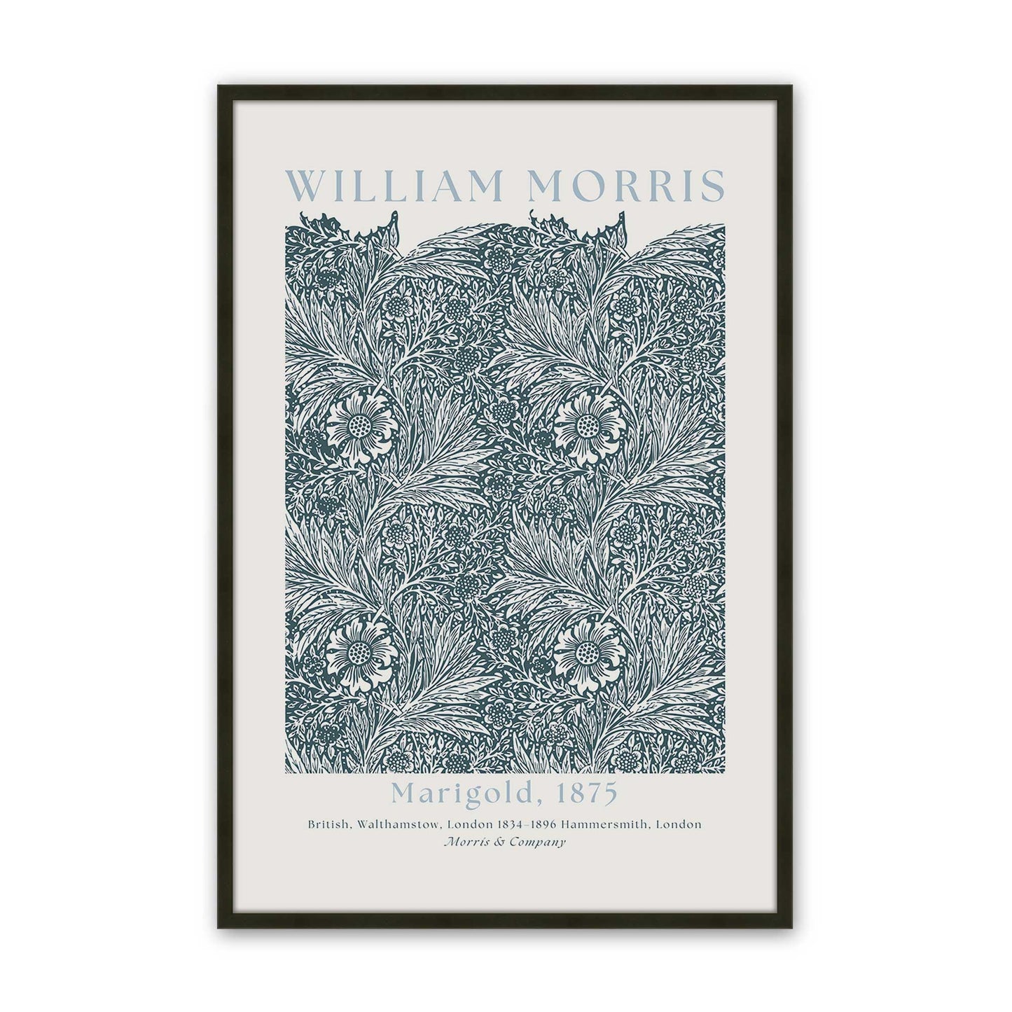 [Color:Satin Black], Picture of art in a Satin Black frame