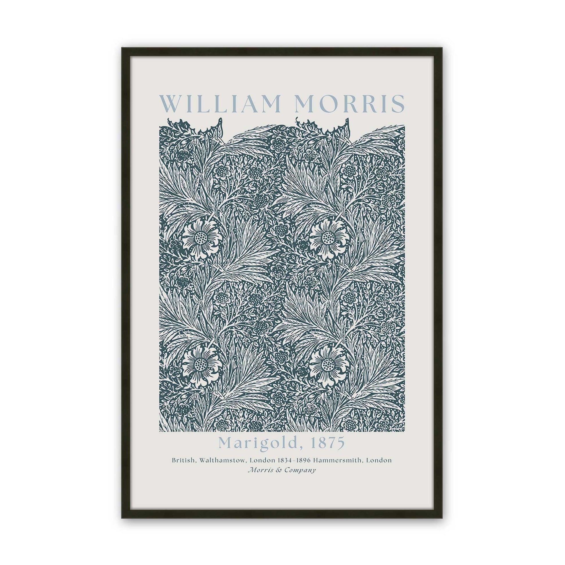 [Color:Satin Black], Picture of art in a Satin Black frame