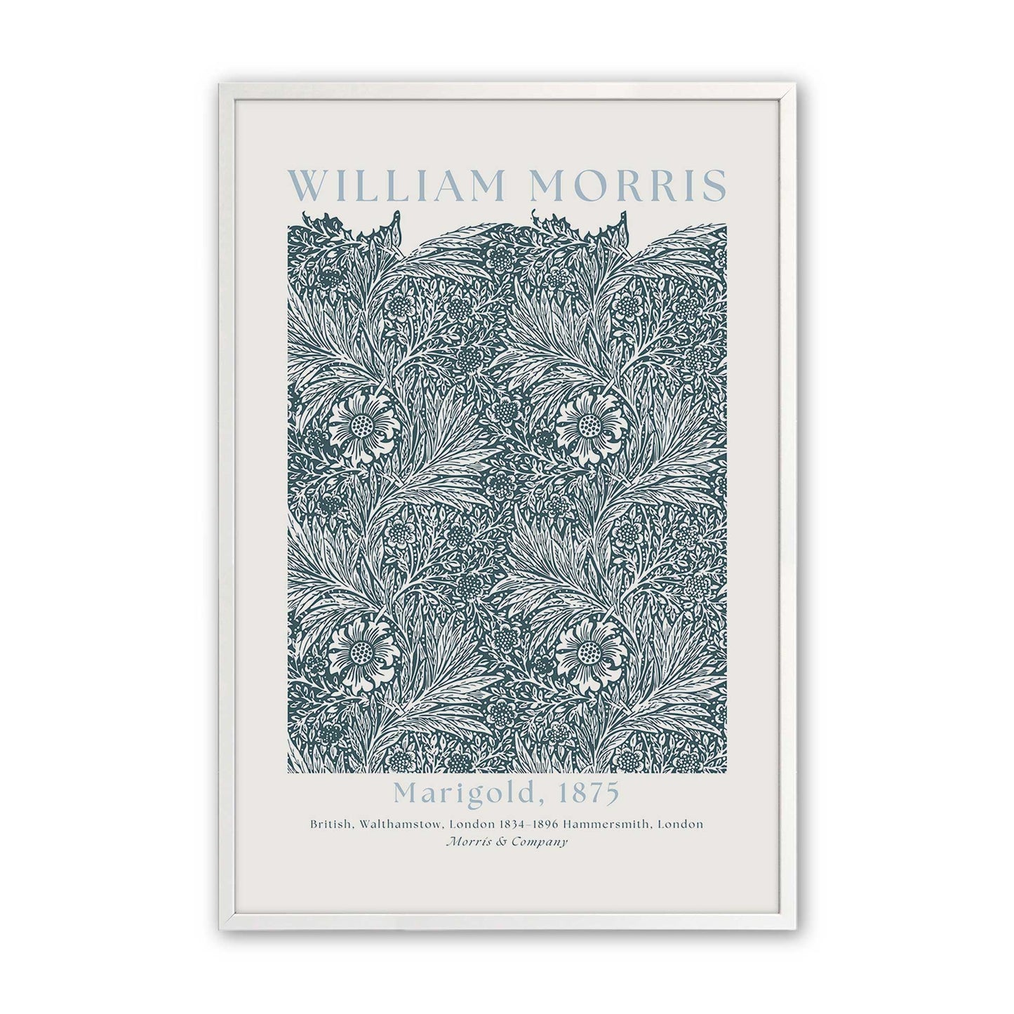[Color:Opaque White], Picture of art in a Opaque White frame