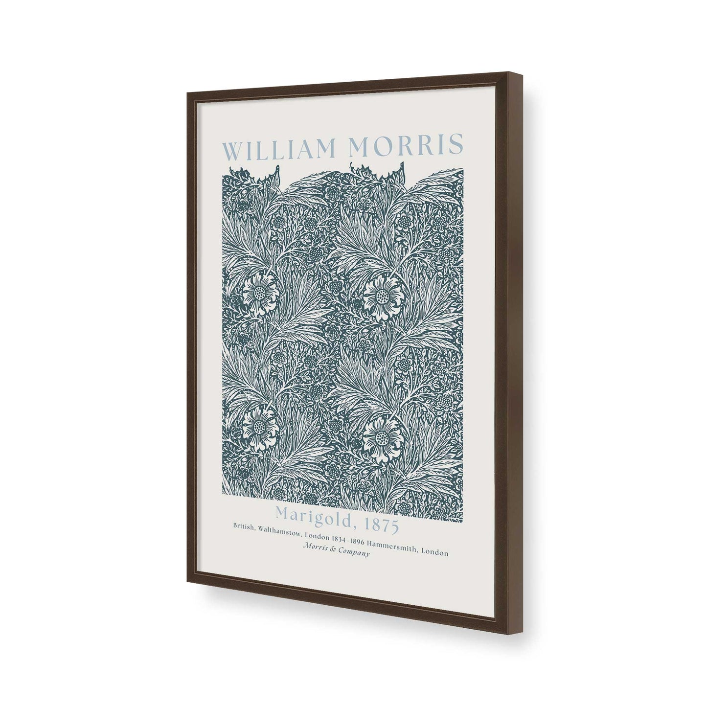 [Color:Belvinder Brown], Picture of art in a Belvinder Brown frame of the corner
