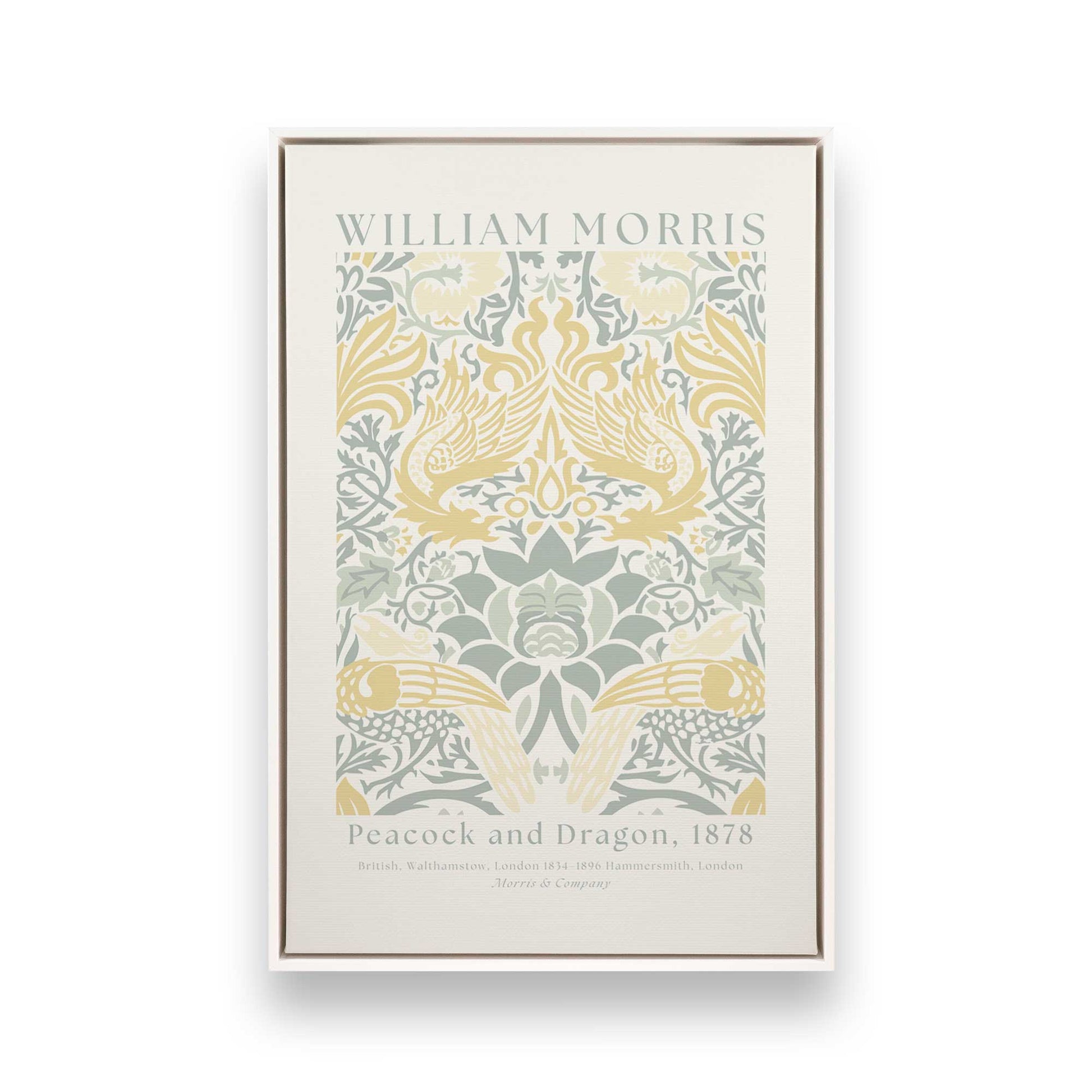 [Color:Opaque White], Picture of art in a White frame