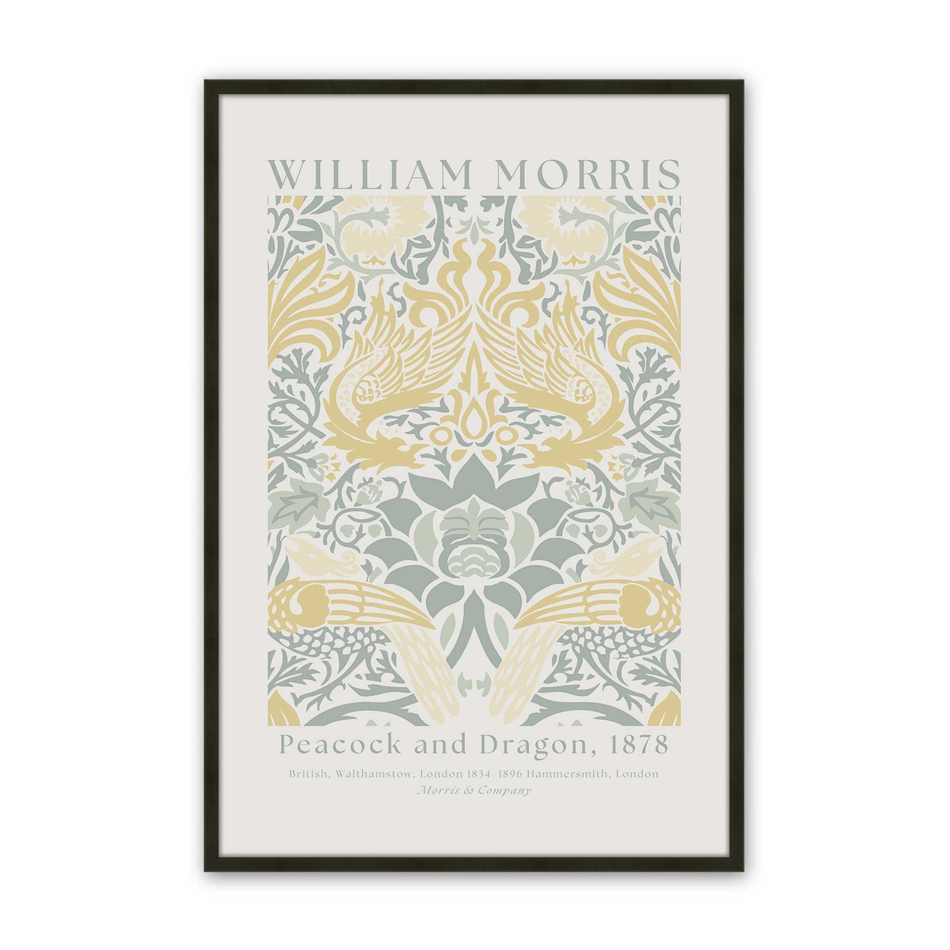 [Color:Satin Black], Picture of art in a Satin Black frame