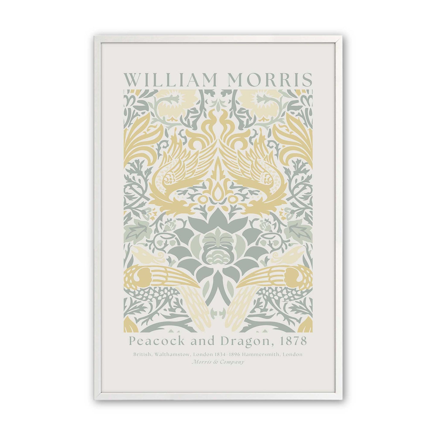 [Color:Opaque White], Picture of art in a Opaque White frame