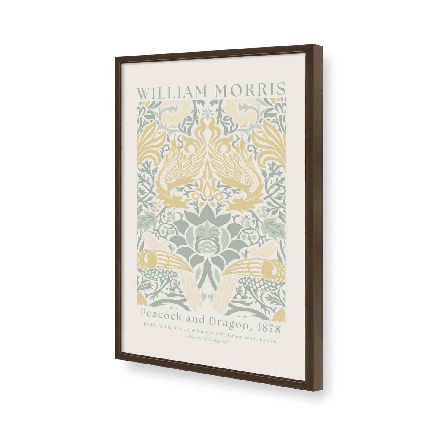 [Color:Belvinder Brown], Picture of art in a Belvinder Brown frame of the corner