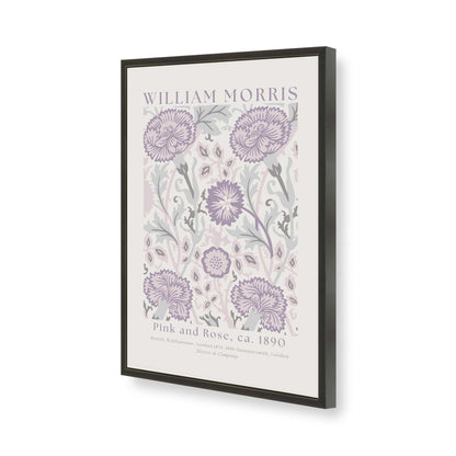 [Color:Satin Black], Picture of art in a Satin Black frame of the corner