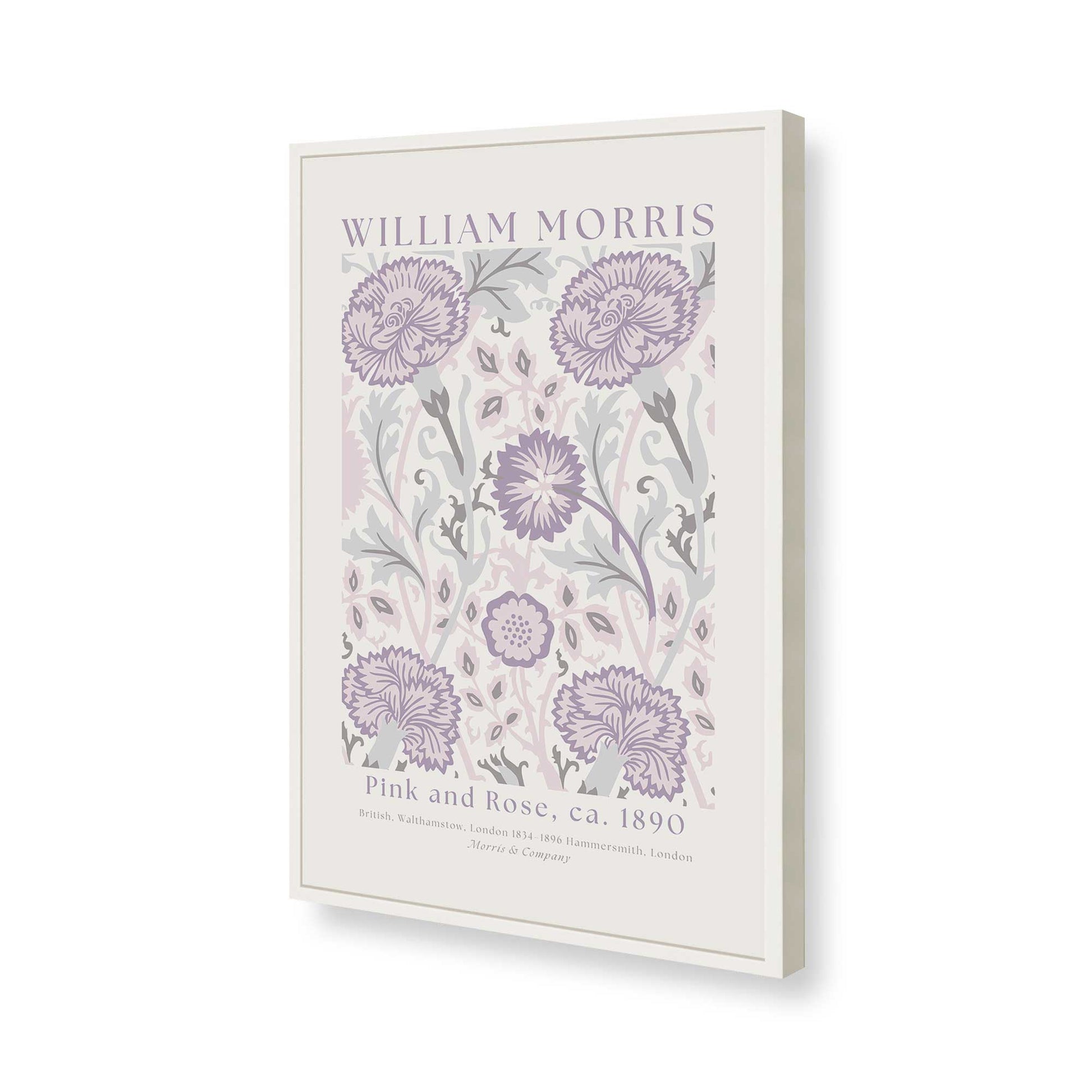 [Color:Opaque White], Picture of art in a Opaque White frame of the corner