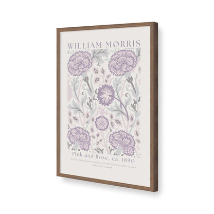 [Color:Walnut], Picture of art in a Walnut frame of the corner