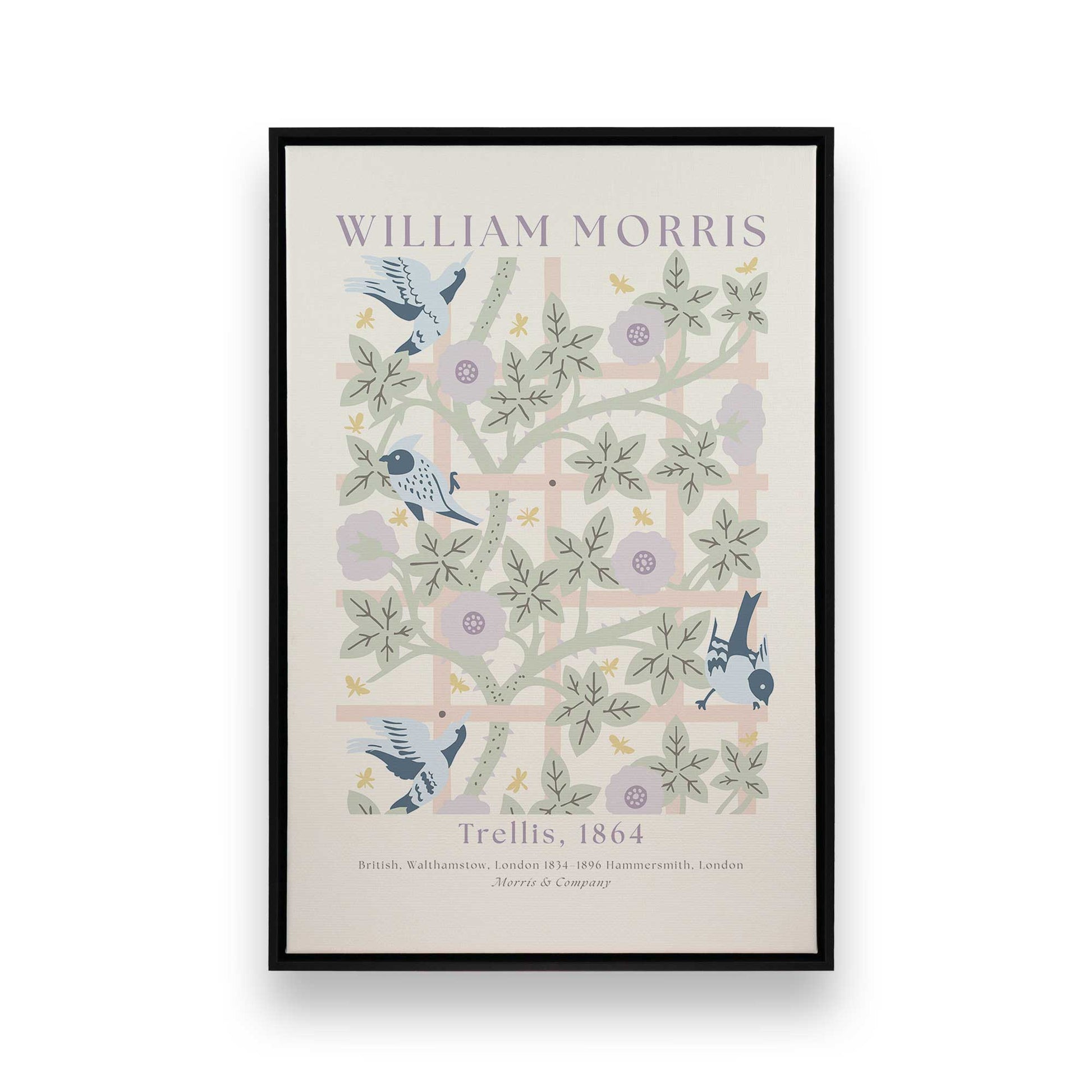 [Color:Satin Black], Picture of art in a Satin Black frame