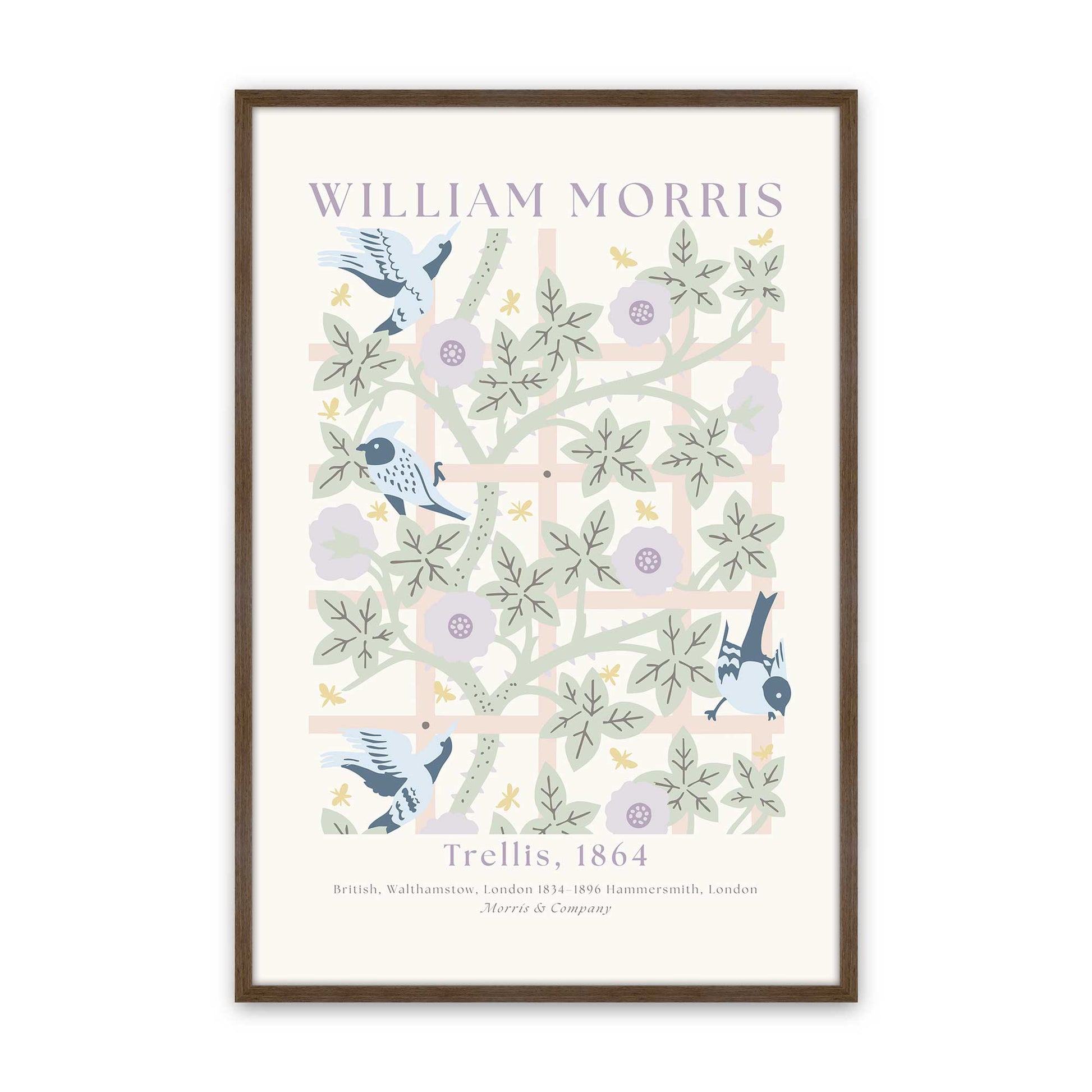 [Color:Walnut], Picture of art in a Walnut frame