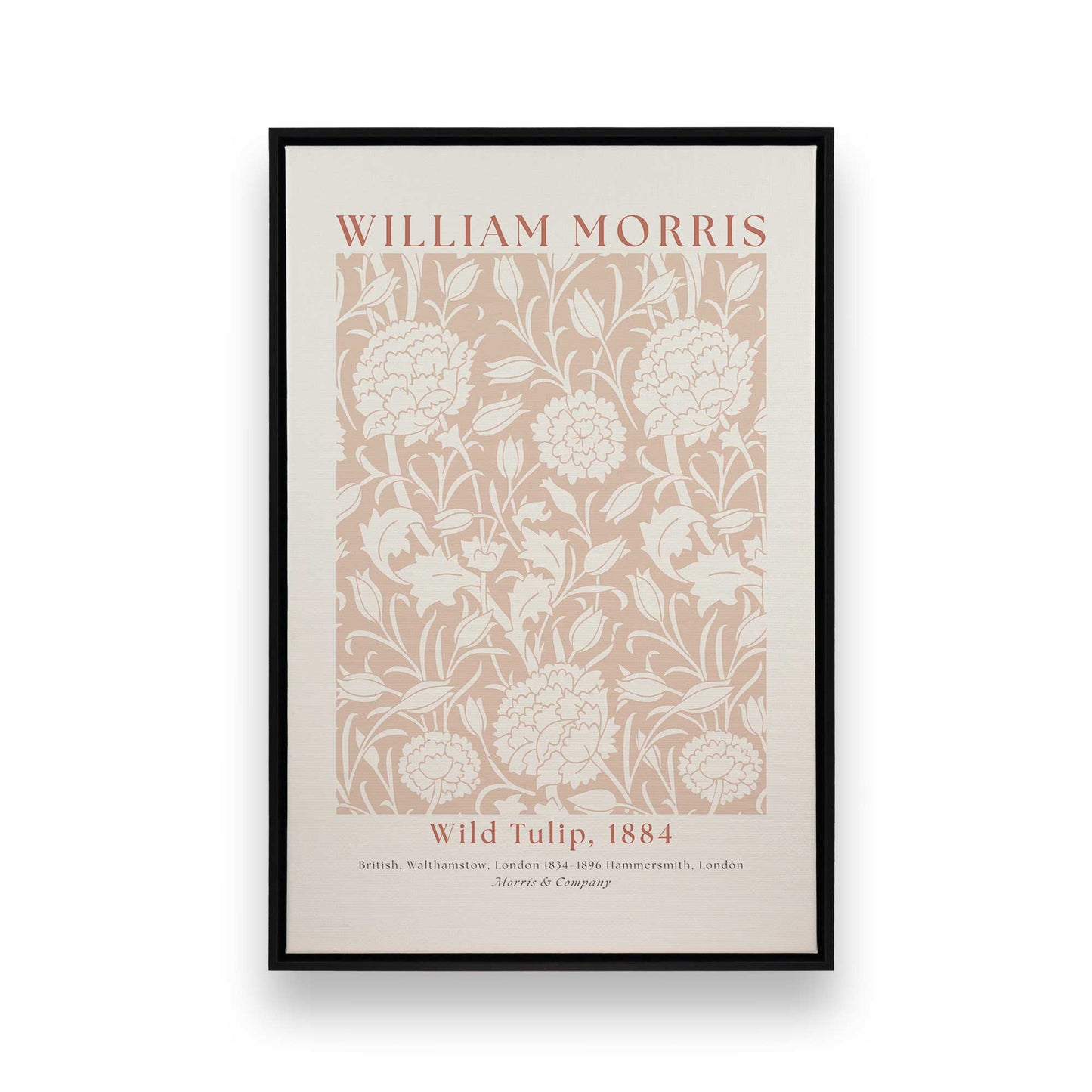 [Color:Satin Black], Picture of art in a Satin Black frame