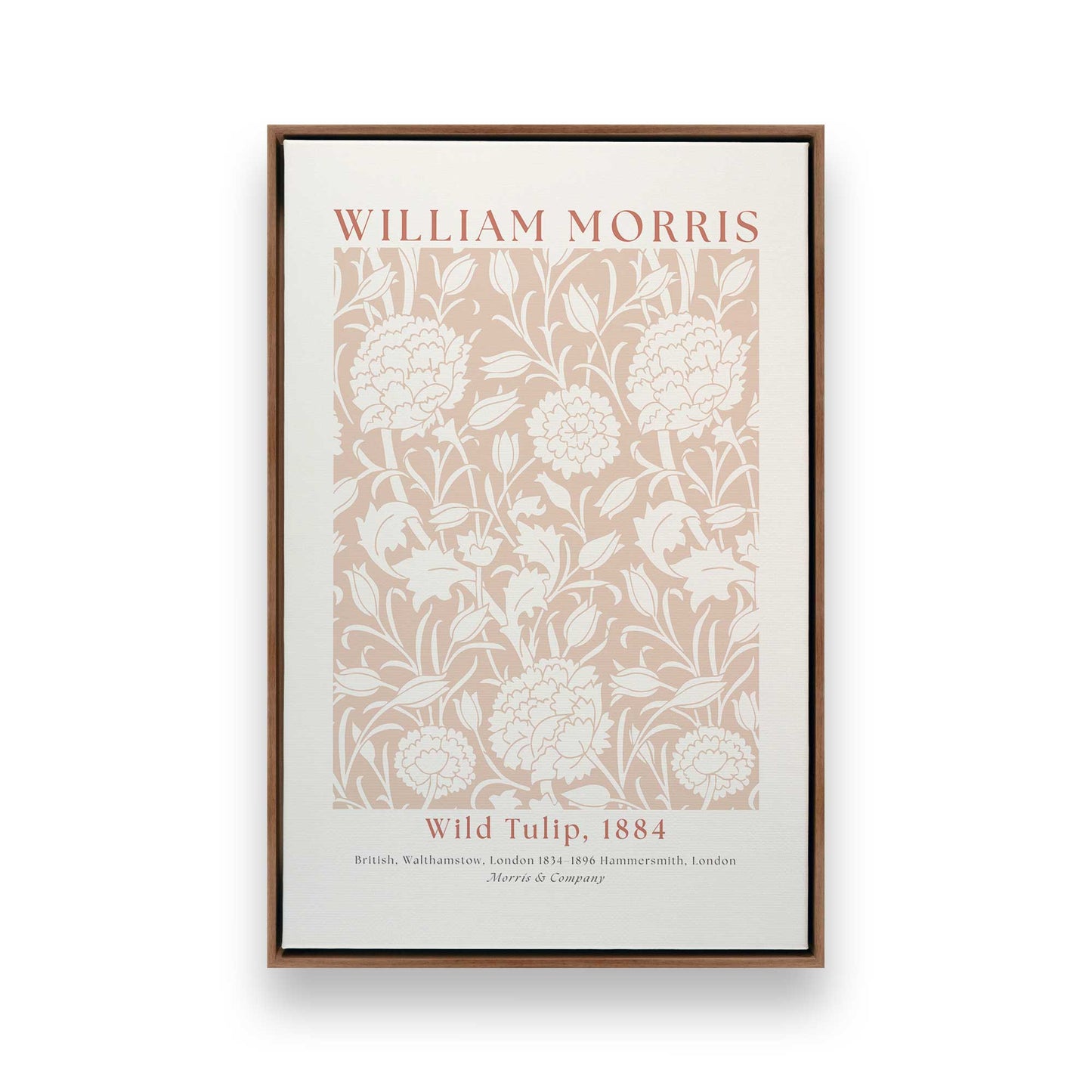[Color:Walnut], Picture of art in a Walnut frame
