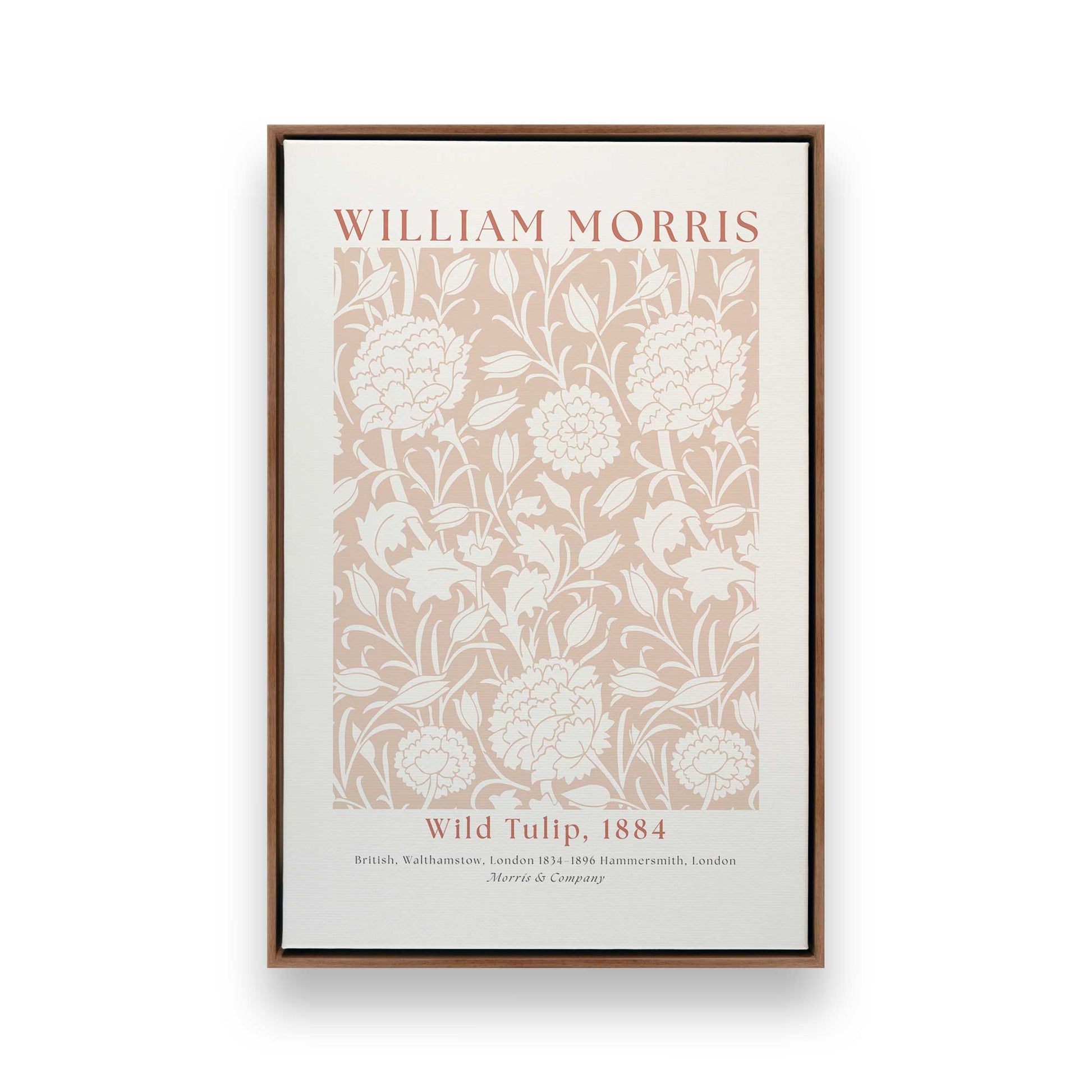 [Color:Walnut], Picture of art in a Walnut frame