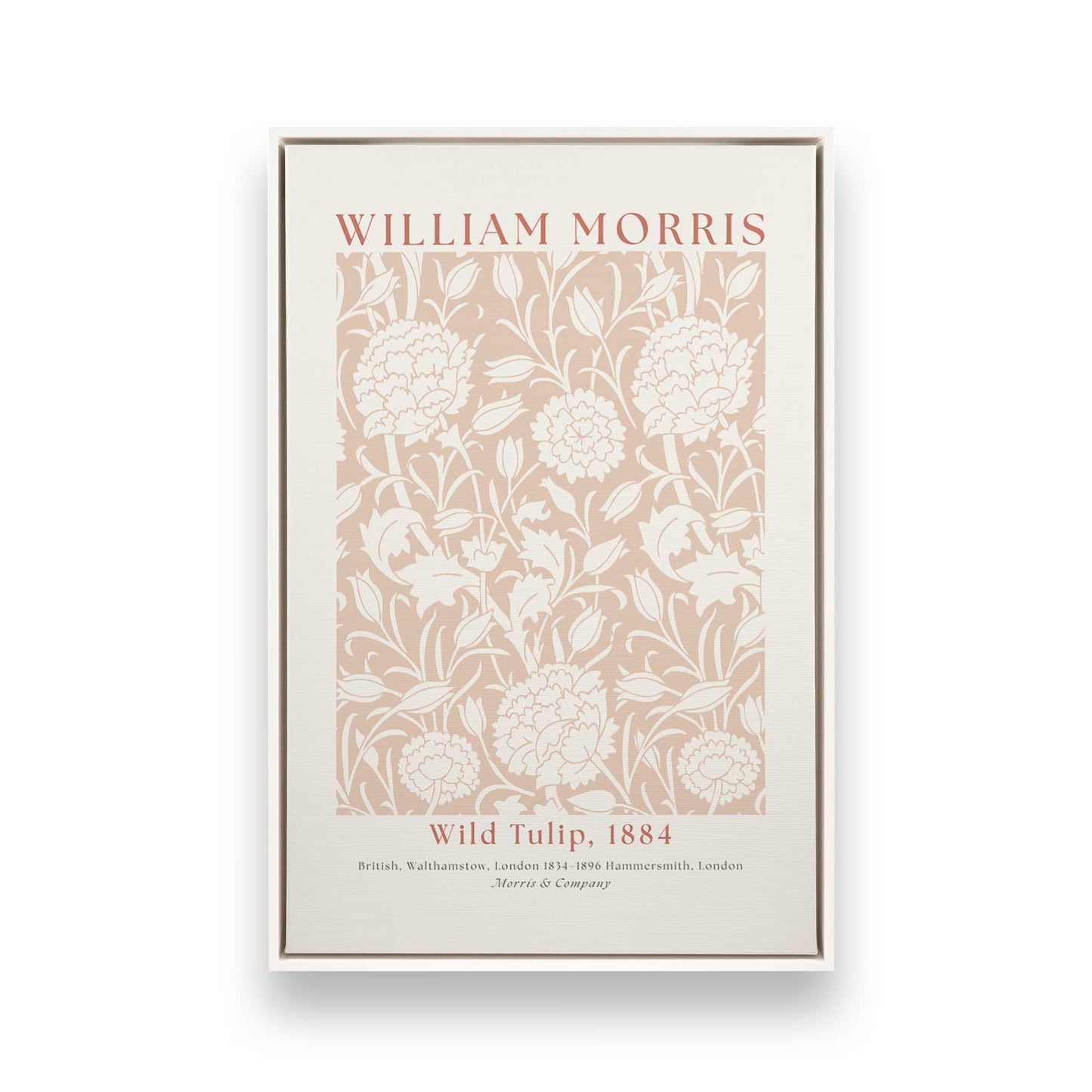 [Color:Opaque White], Picture of art in a White frame
