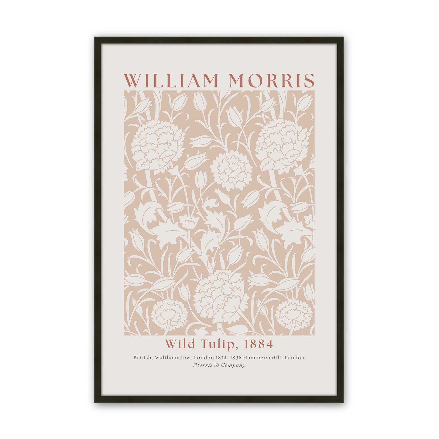 [Color:Satin Black], Picture of art in a Satin Black frame