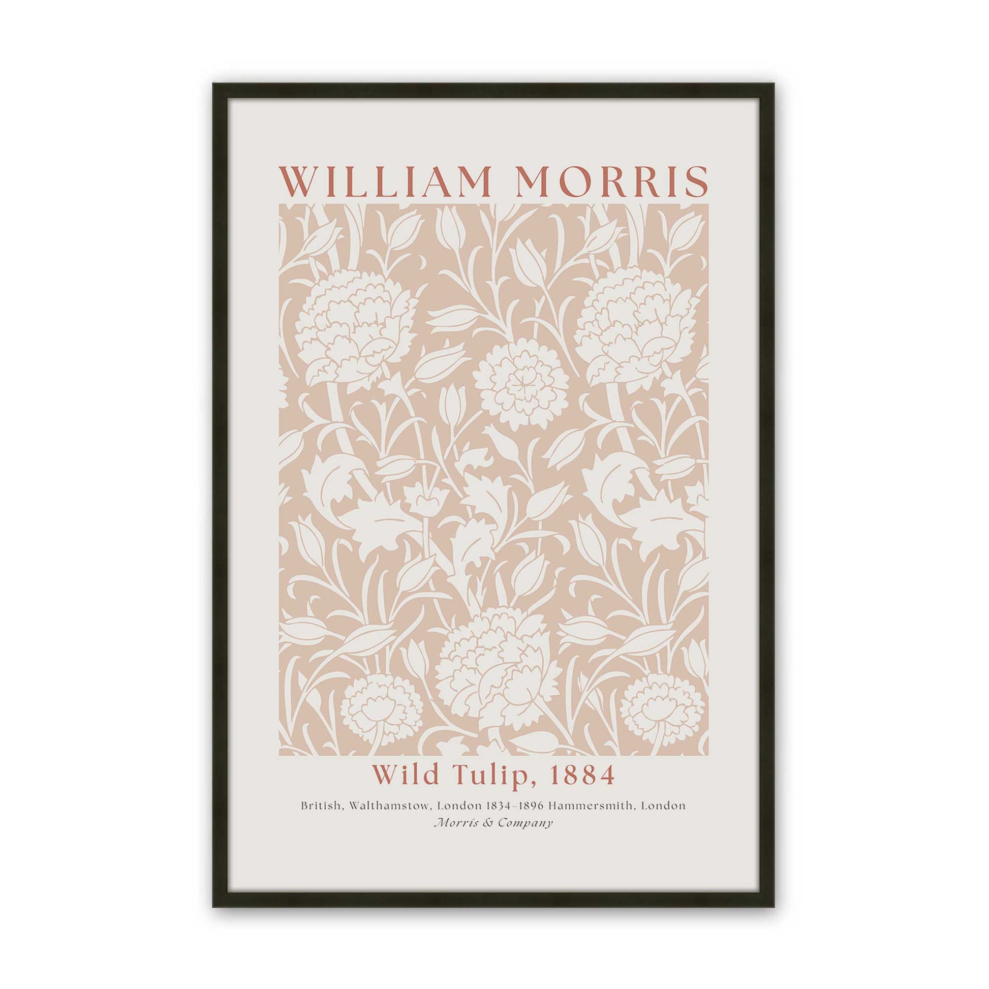 [Color:Satin Black], Picture of art in a Satin Black frame