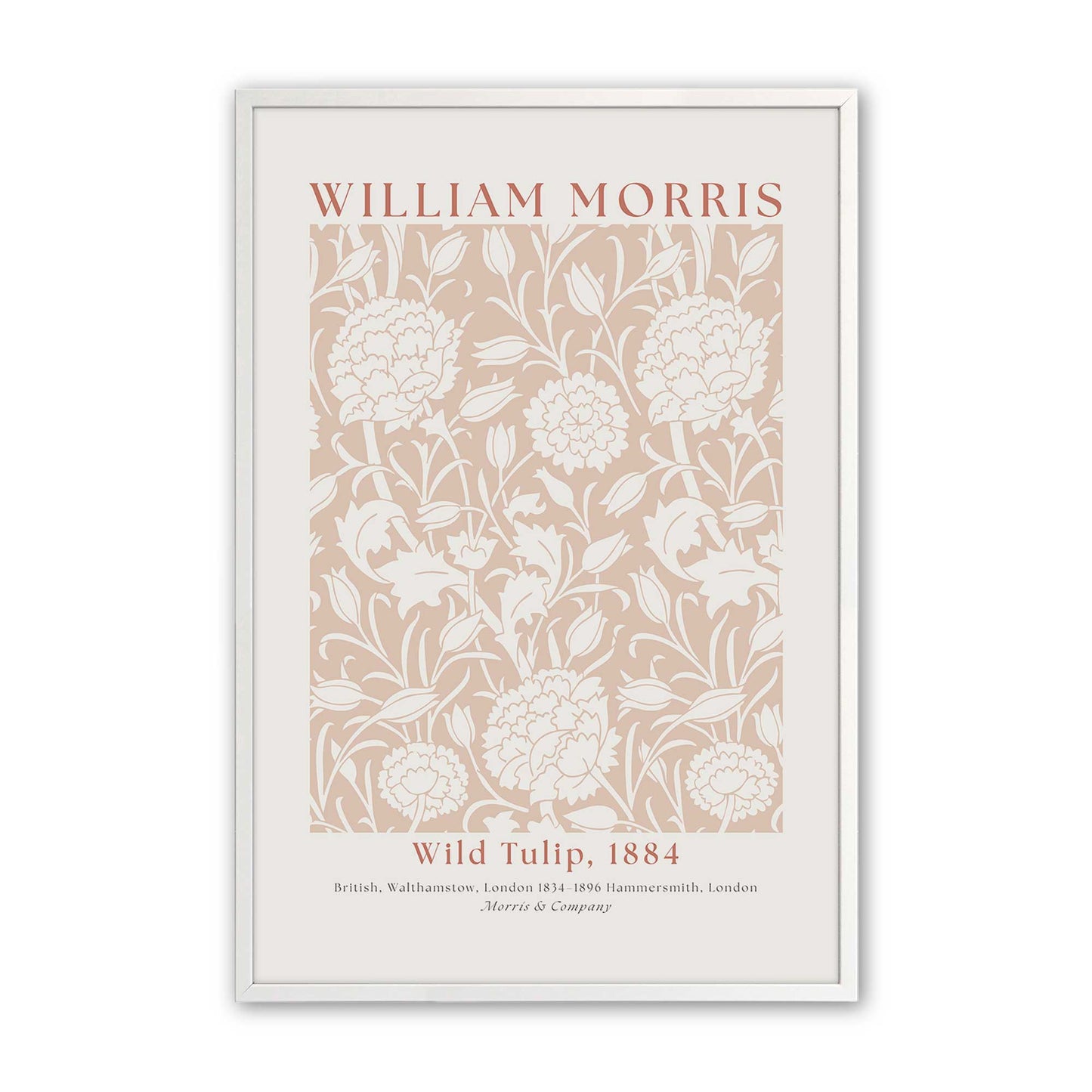 [Color:Opaque White], Picture of art in a Opaque White frame