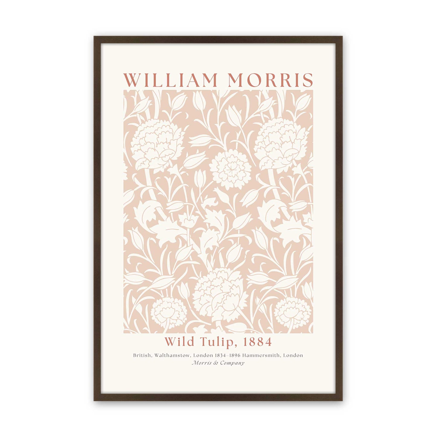[Color:Brown], Picture of art in a Brown frame