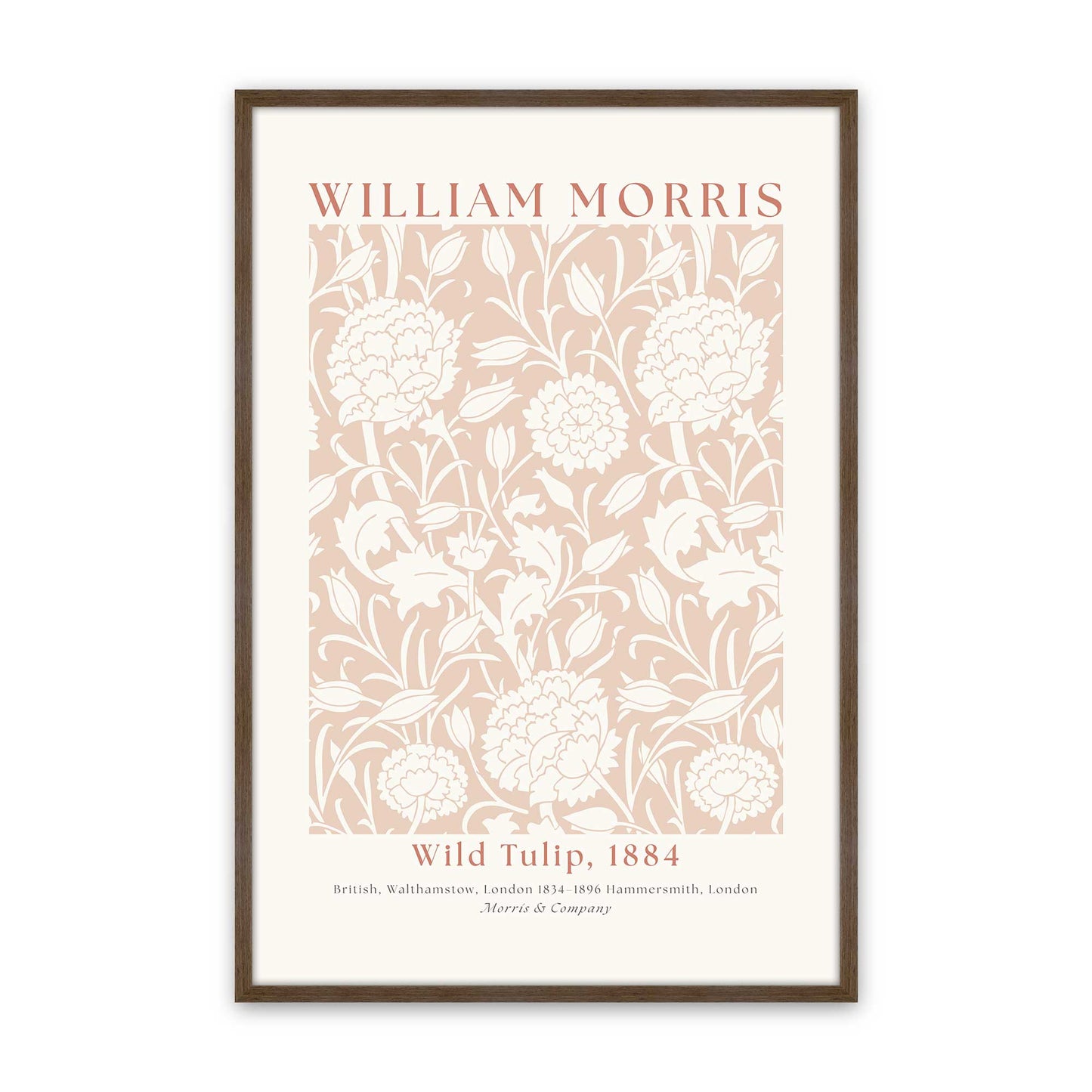 [Color:Walnut], Picture of art in a Walnut frame