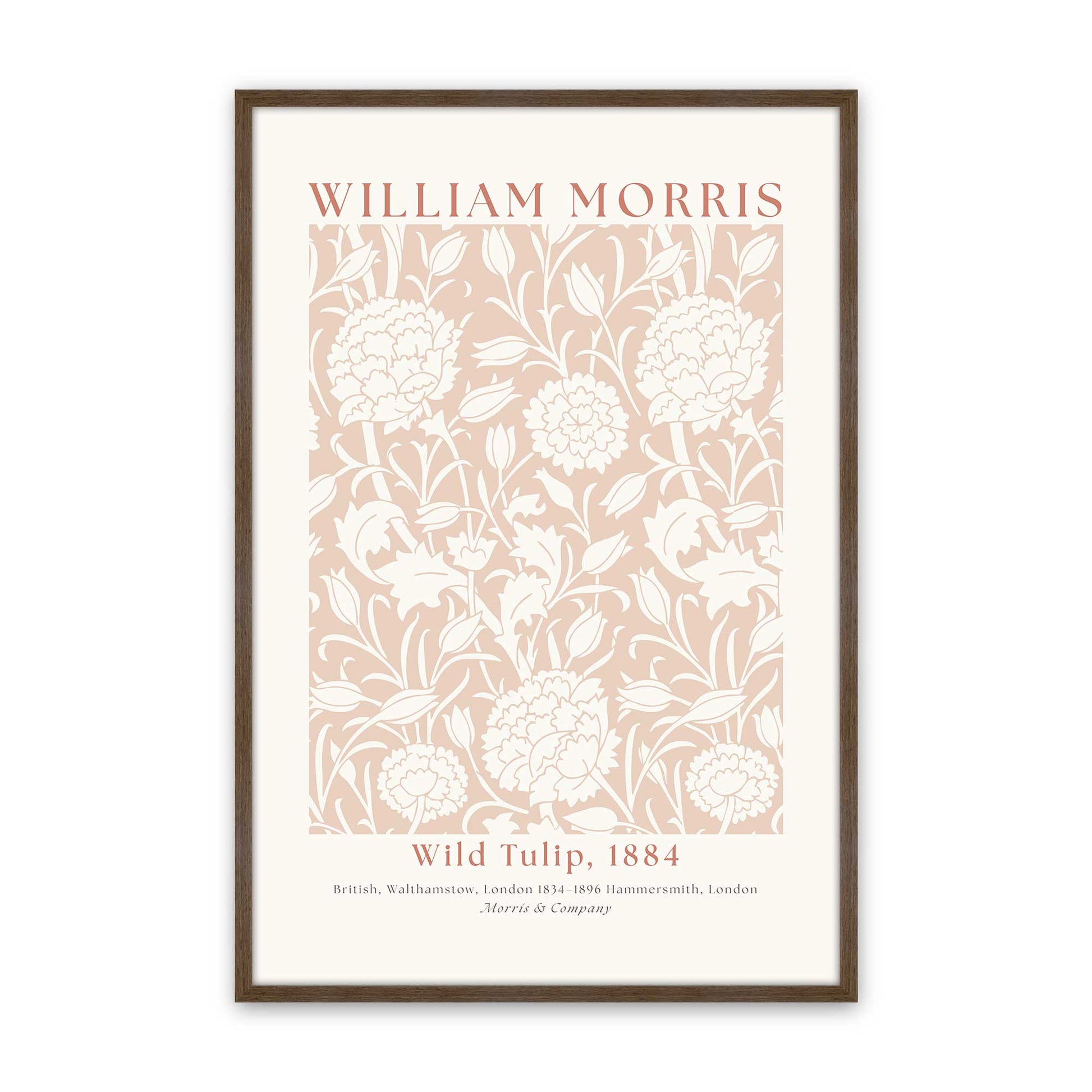[Color:Walnut], Picture of art in a Walnut frame