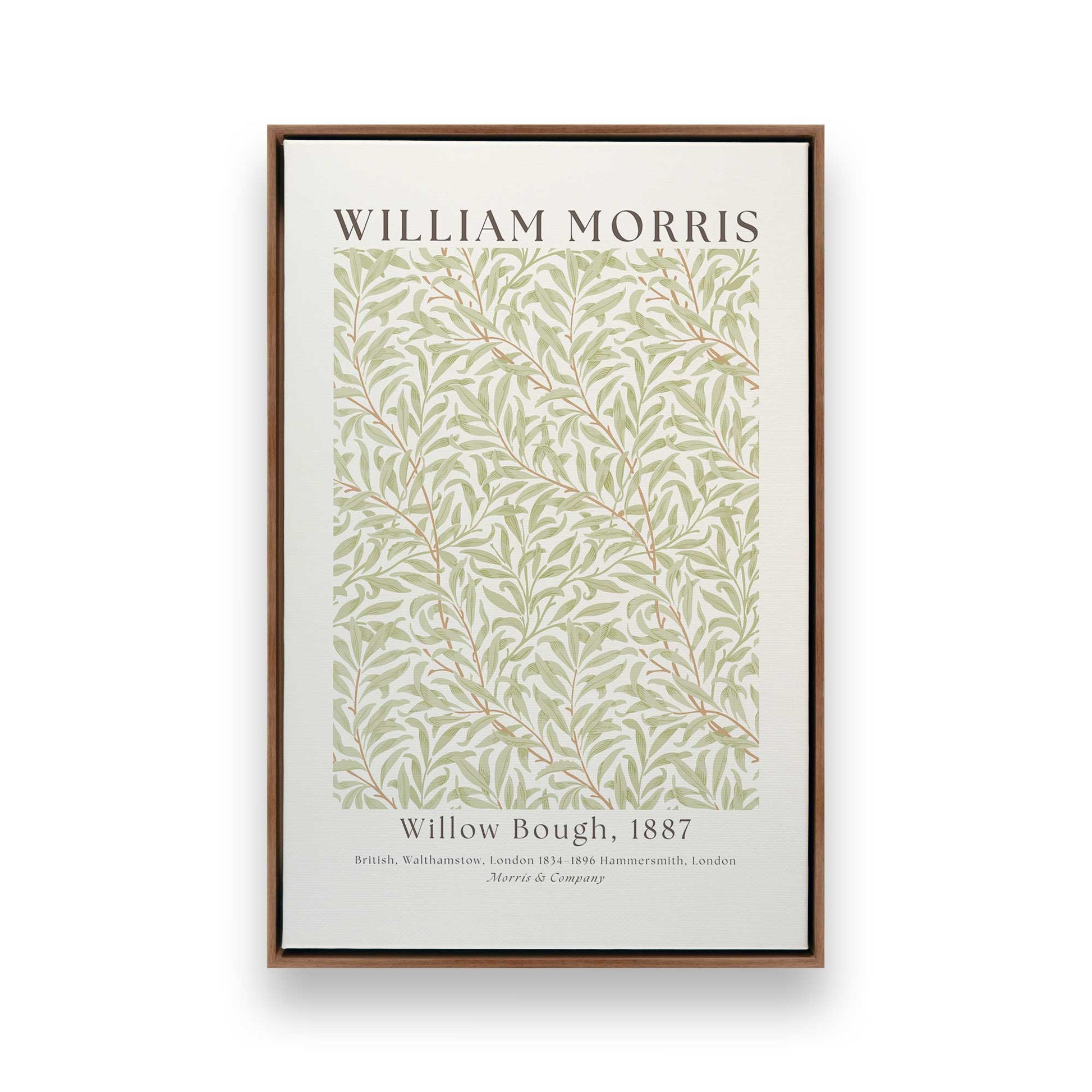 [Color:Walnut], Picture of art in a Walnut frame