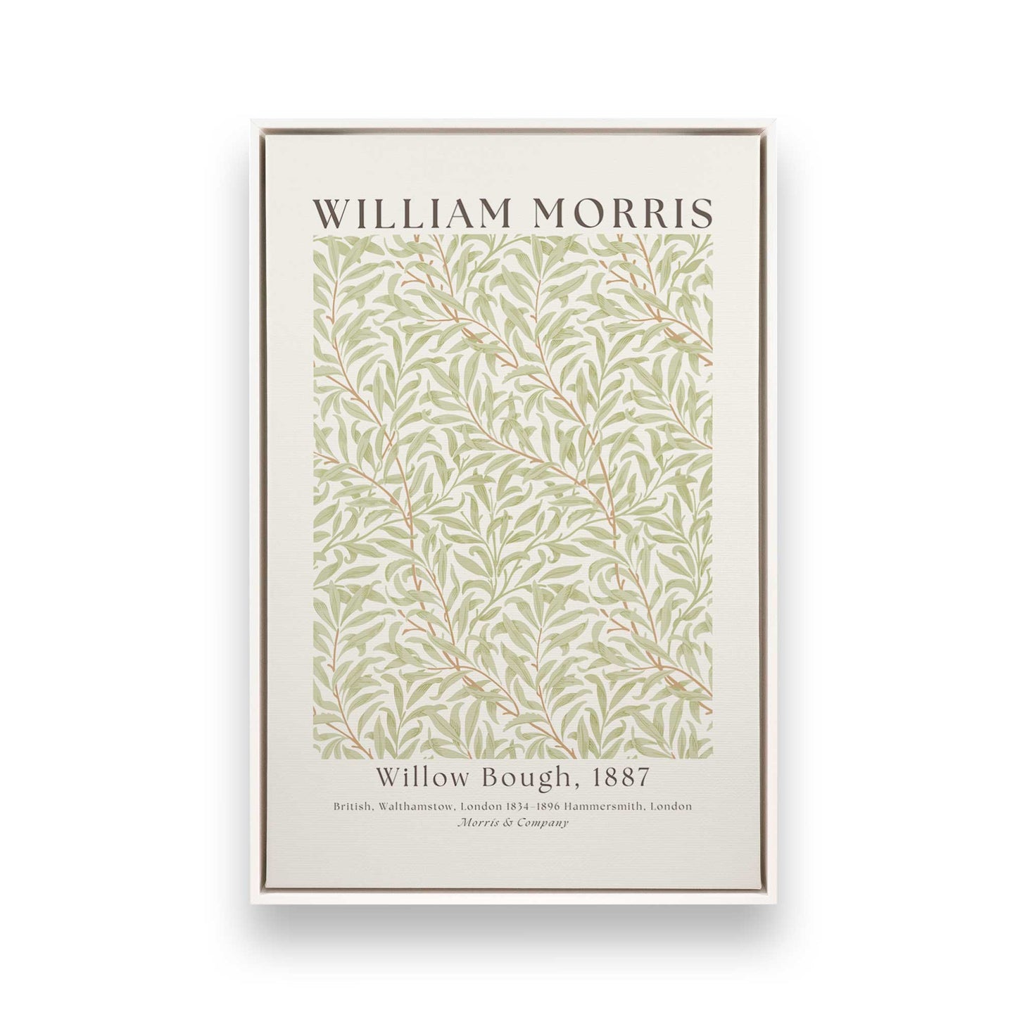 [Color:Opaque White], Picture of art in a White frame