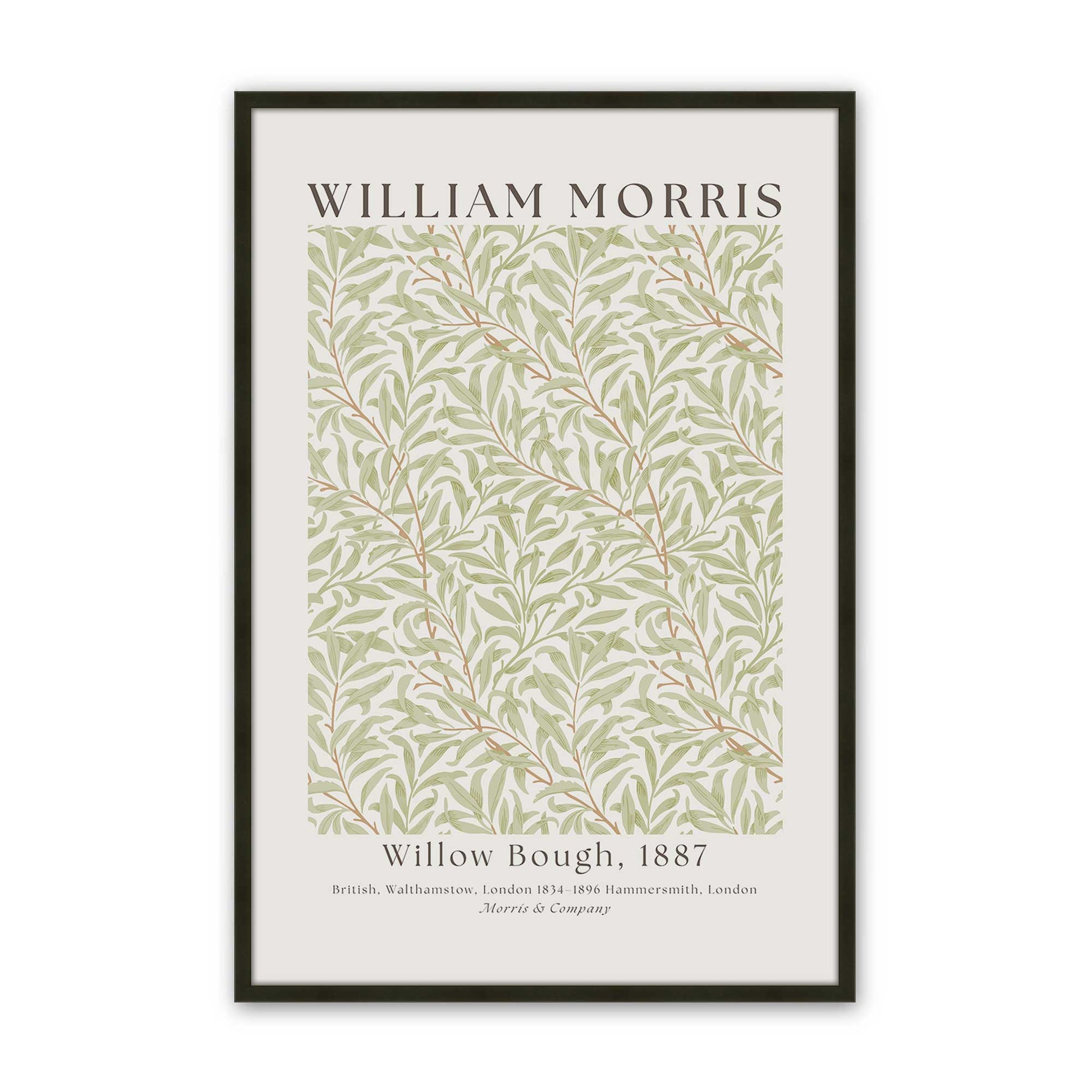 [Color:Satin Black], Picture of art in a Satin Black frame