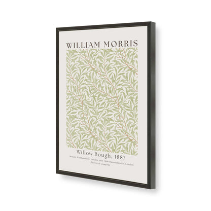 [Color:Satin Black], Picture of art in a Satin Black frame of the corner