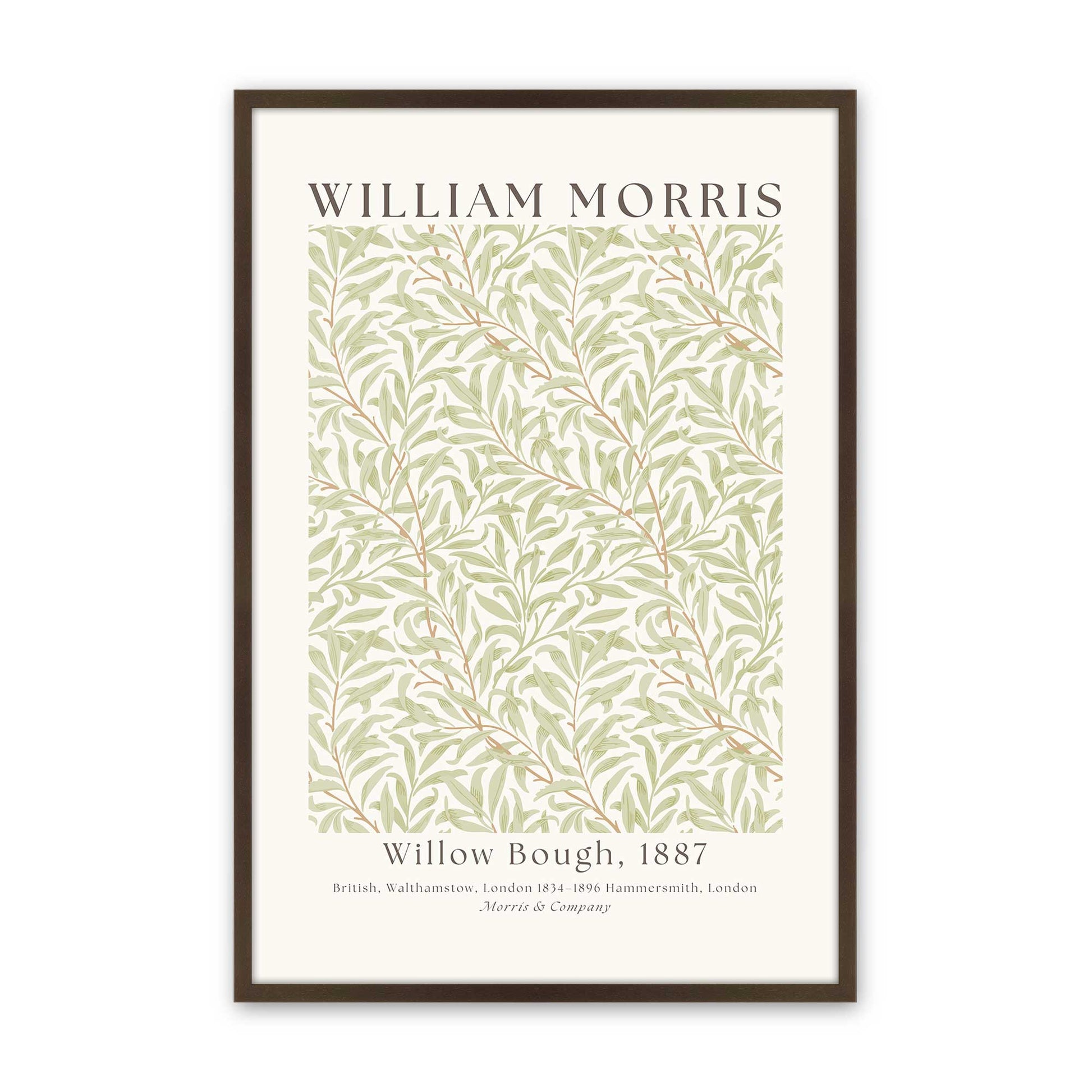 [Color:Belvinder Brown], Picture of art in a Belvinder Brown frame