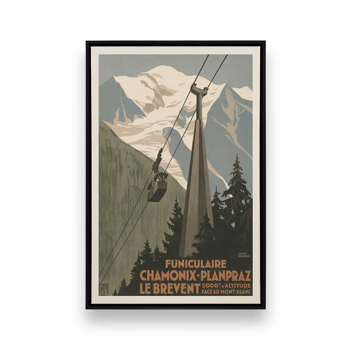 [Color:Satin Black], Picture of art in a Satin Black frame