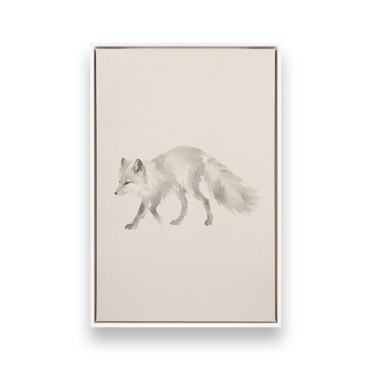[Color:Opaque White], Picture of art in a White frame
