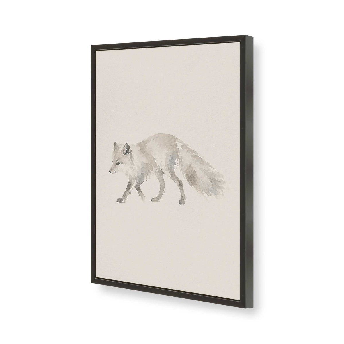 [Color:Satin Black], Picture of art in a Satin Black frame of the corner