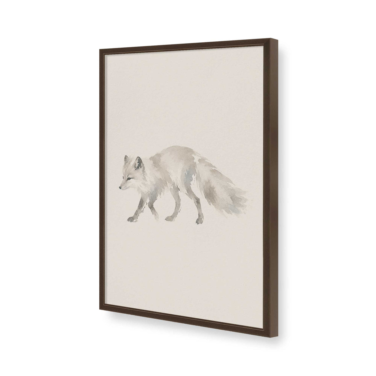 [Color:Brown], Picture of art in a Brown frame of the corner
