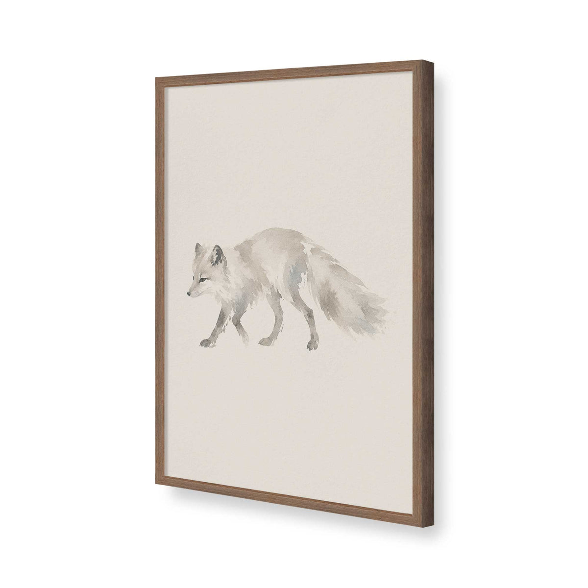 [Color:Walnut], Picture of art in a Walnut frame of the corner