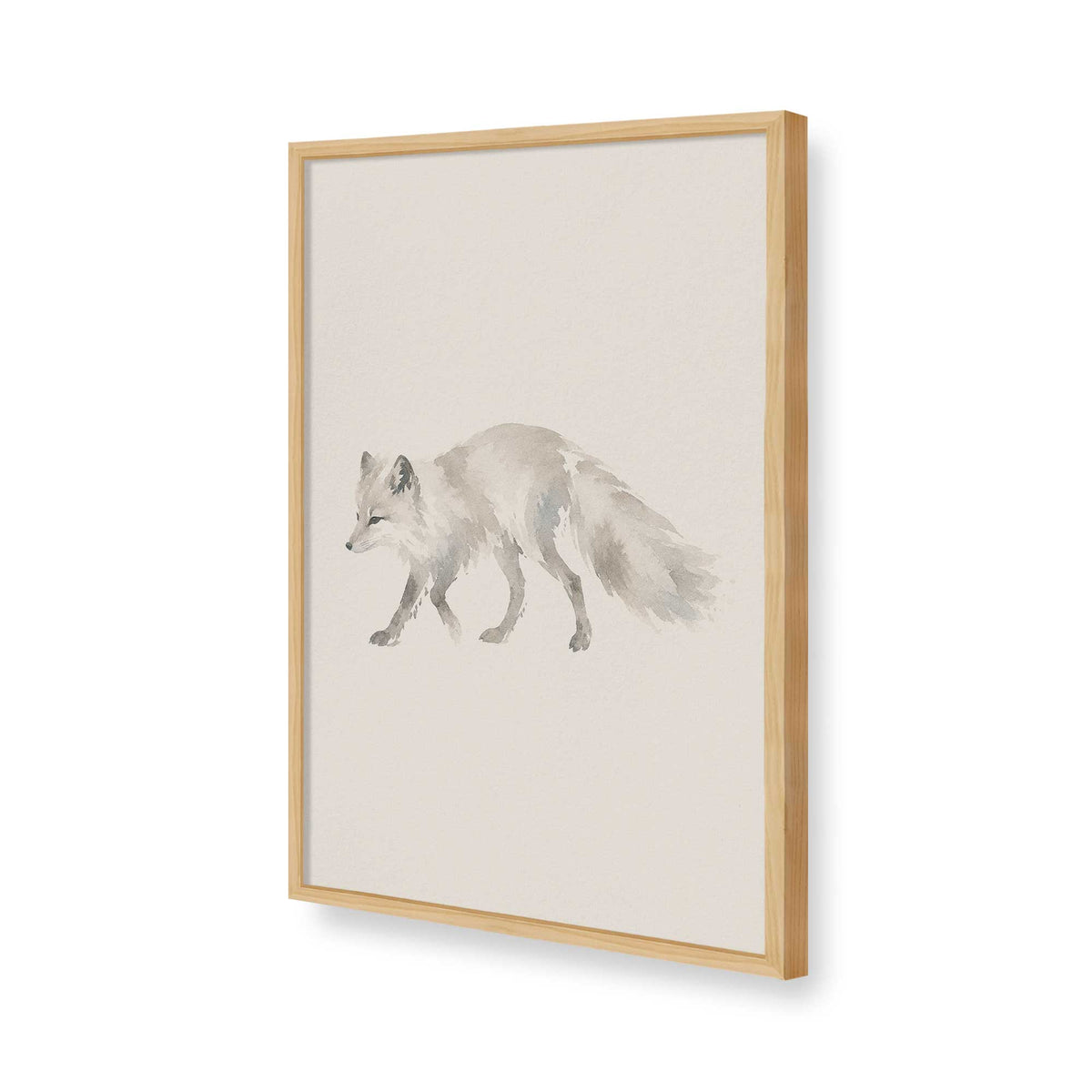 [Color:American Maple], Picture of art in a American Maple frame of the corner