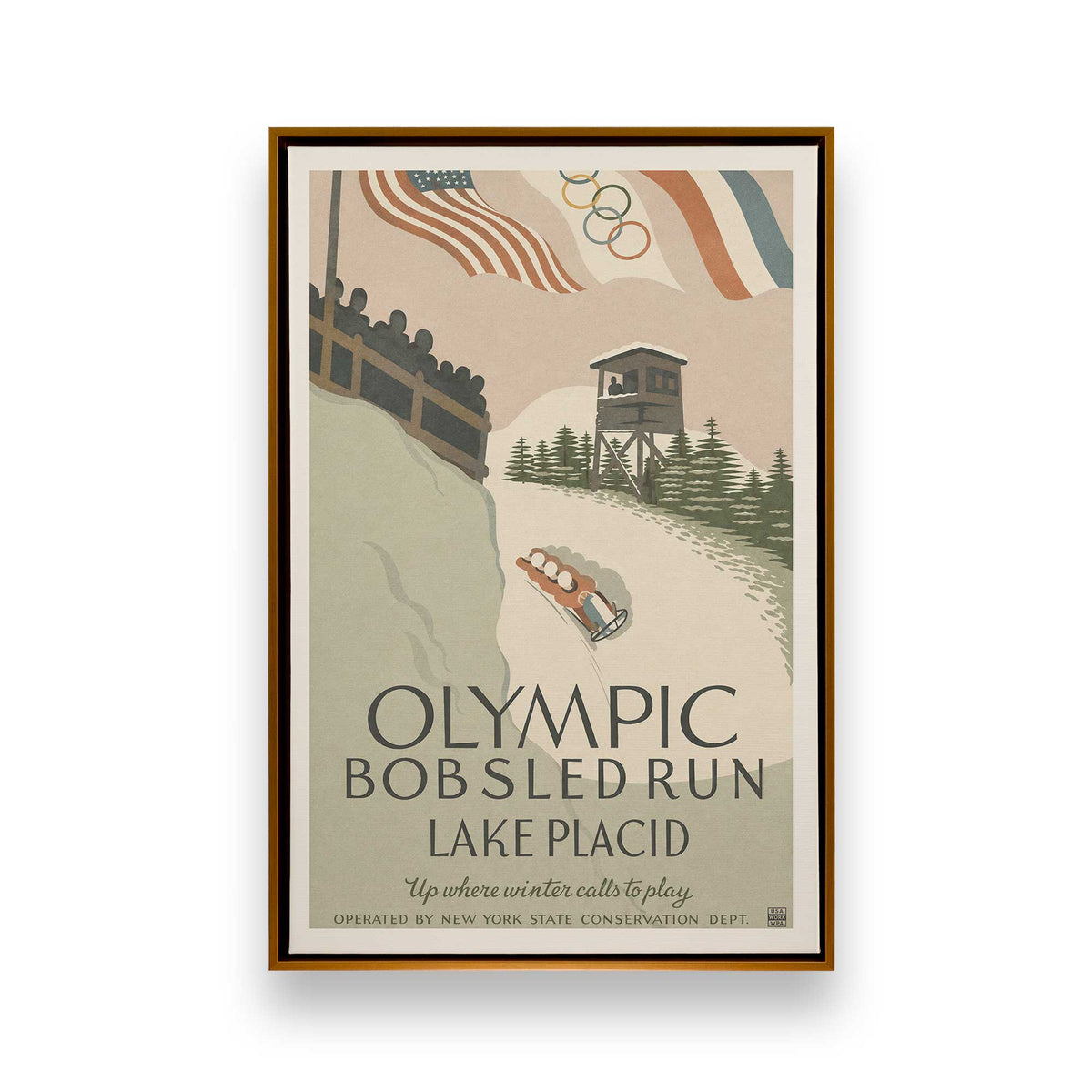 [Color:Polished Gold], Picture of art in a Polished Gold frame