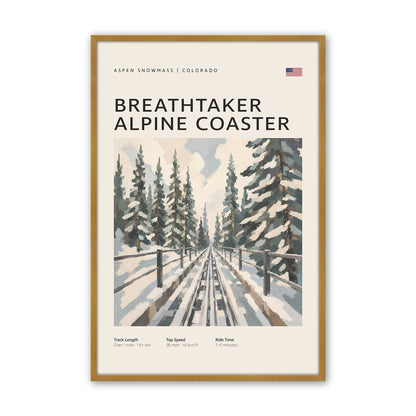 Snowy Coaster Trio Set of 3 At Prints