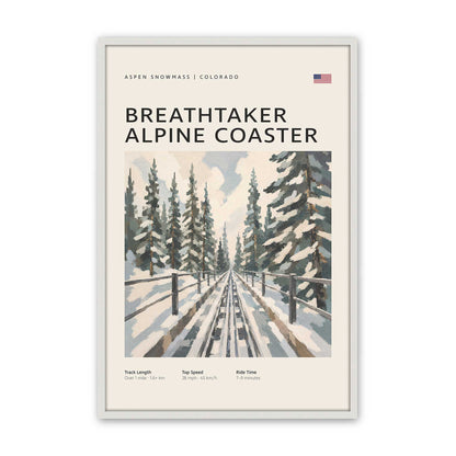 Snowy Coaster Trio Set of 3 At Prints