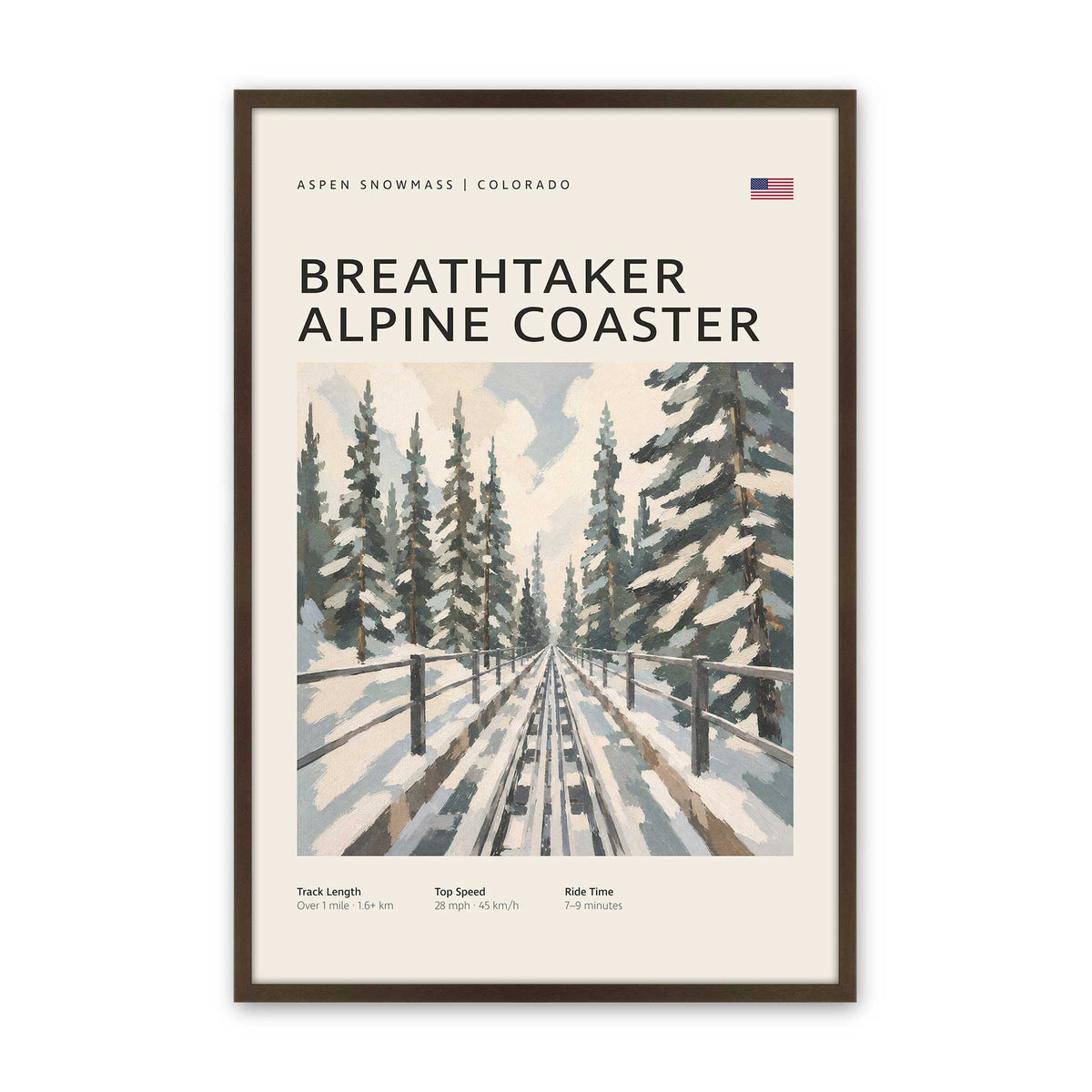 [Color:Belvinder Brown], Picture of art in a Belvinder Brown frame